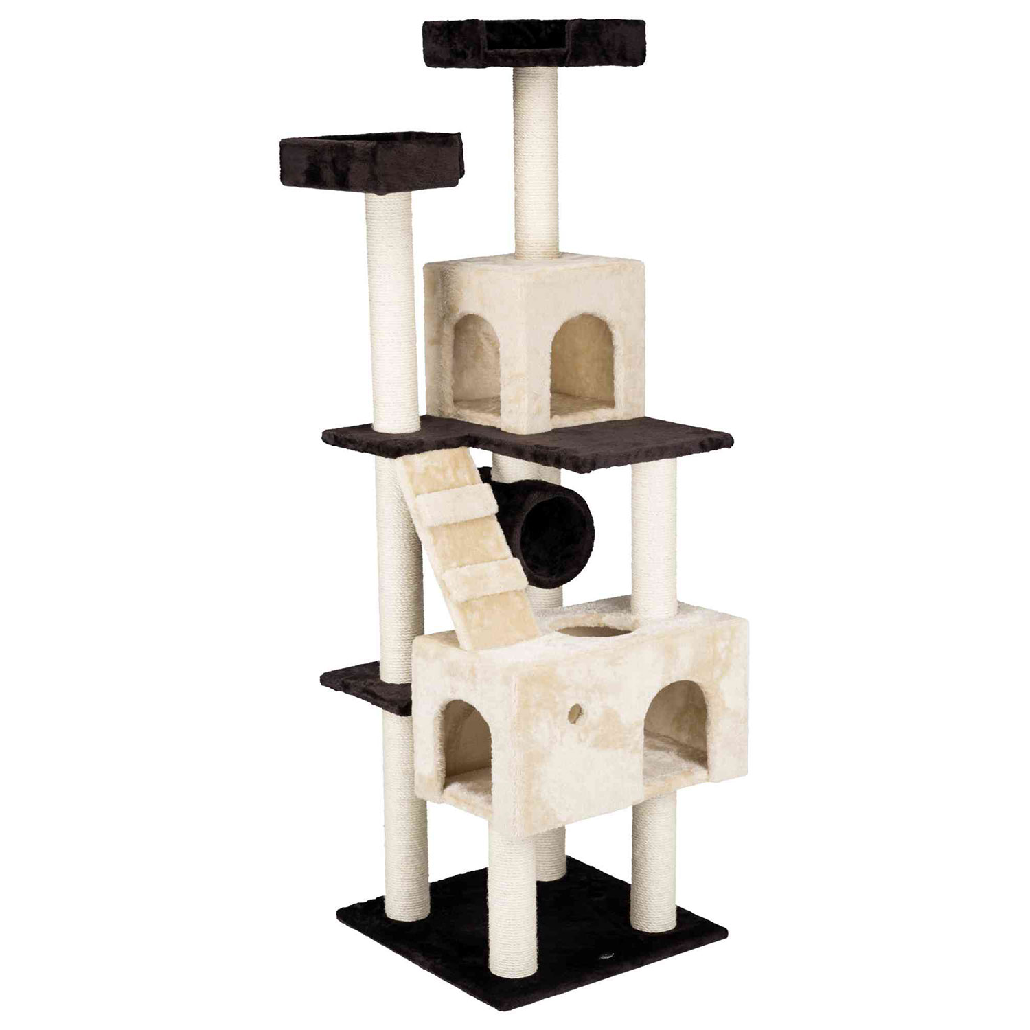 Poste Rascador Mariela, 176 cm, Beige-Marrón