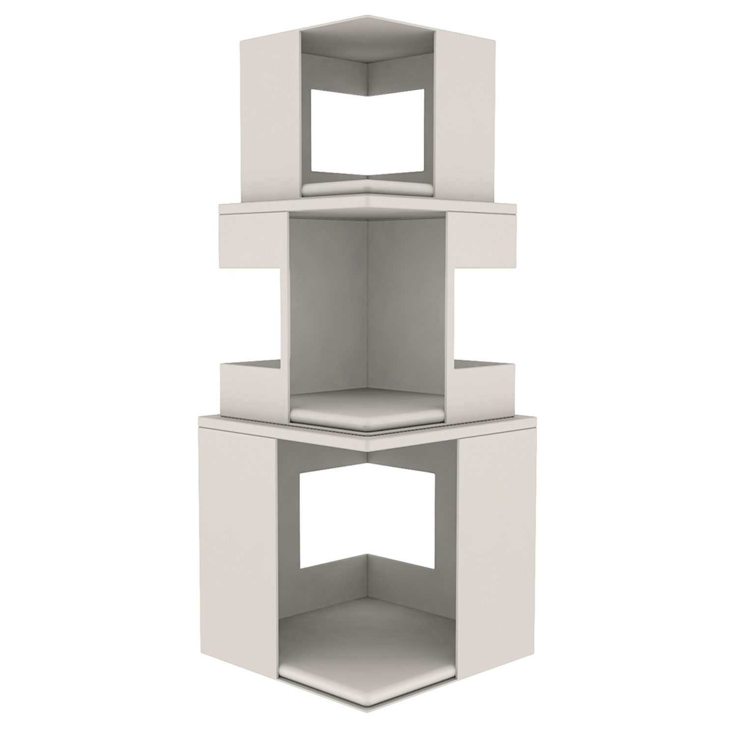 Torre Rascador Lilo, 123 cm, Blanco