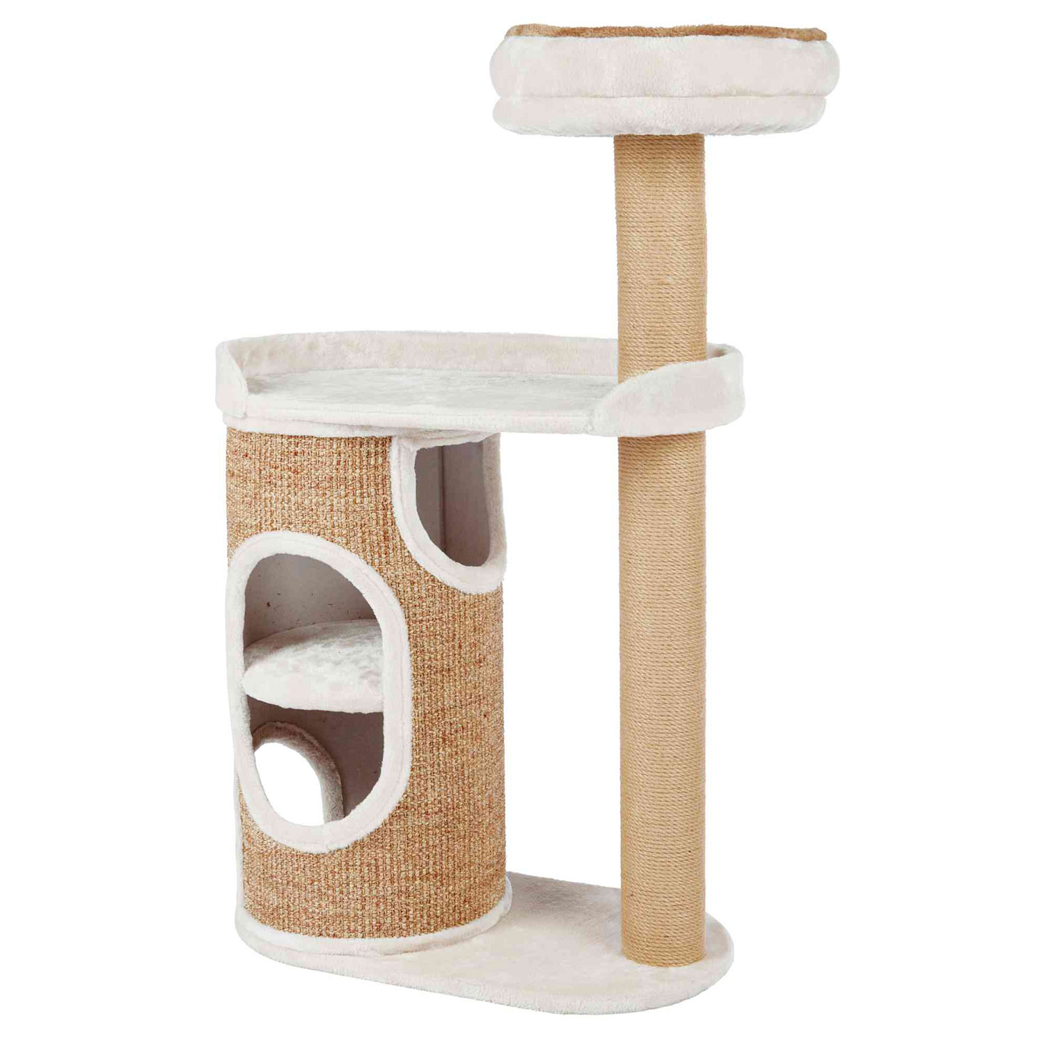 Poste Rascador Falco, 117 cm, Gris Claro