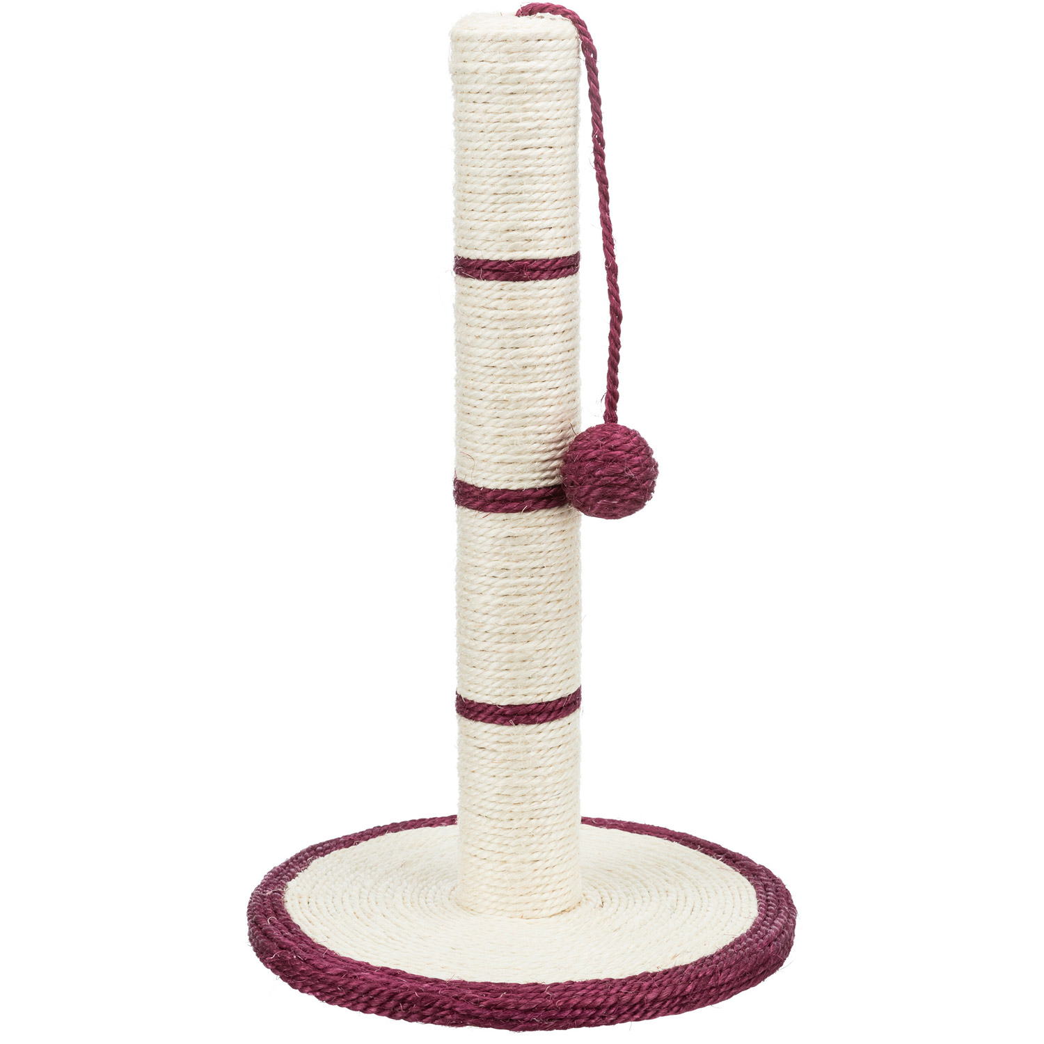 Poste Sisal con Base, 50 cm, Colores Surtidos
