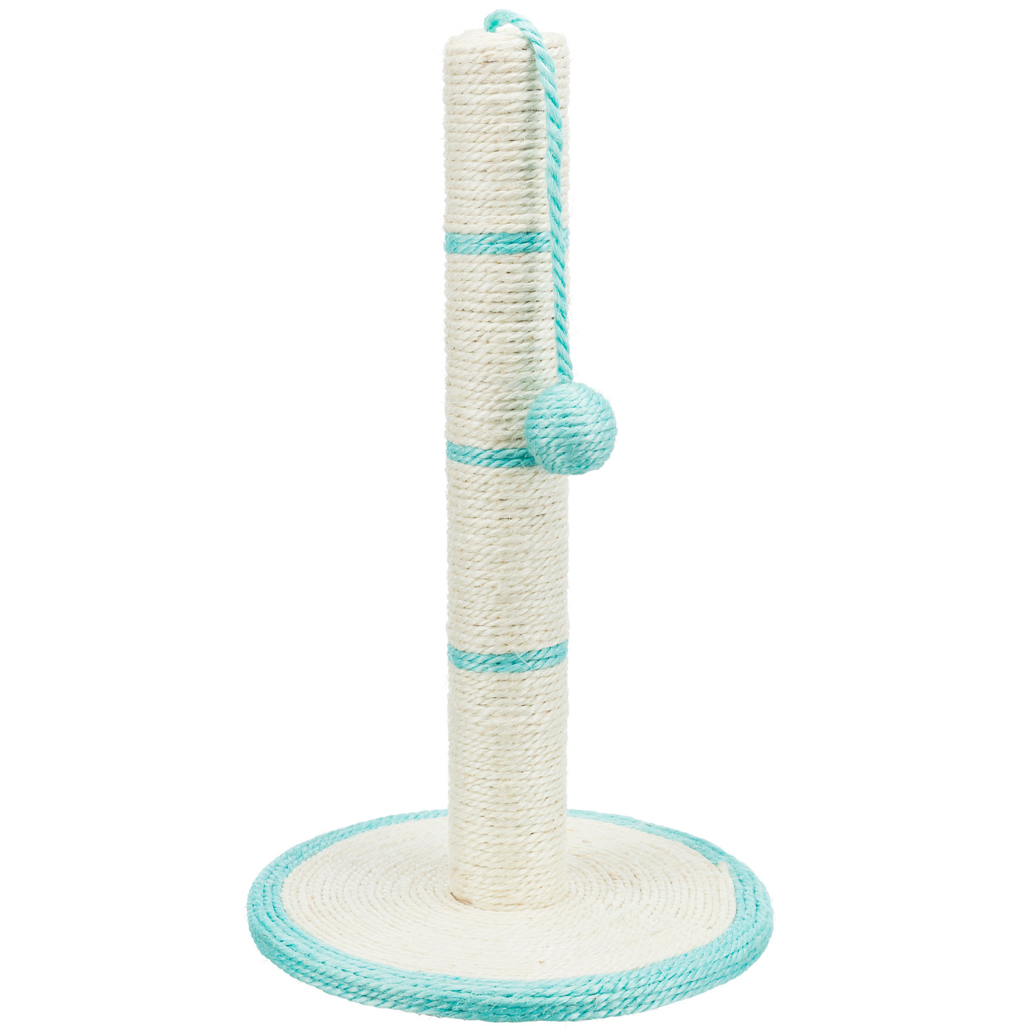 Poste Sisal con Base, 50 cm, Colores Surtidos