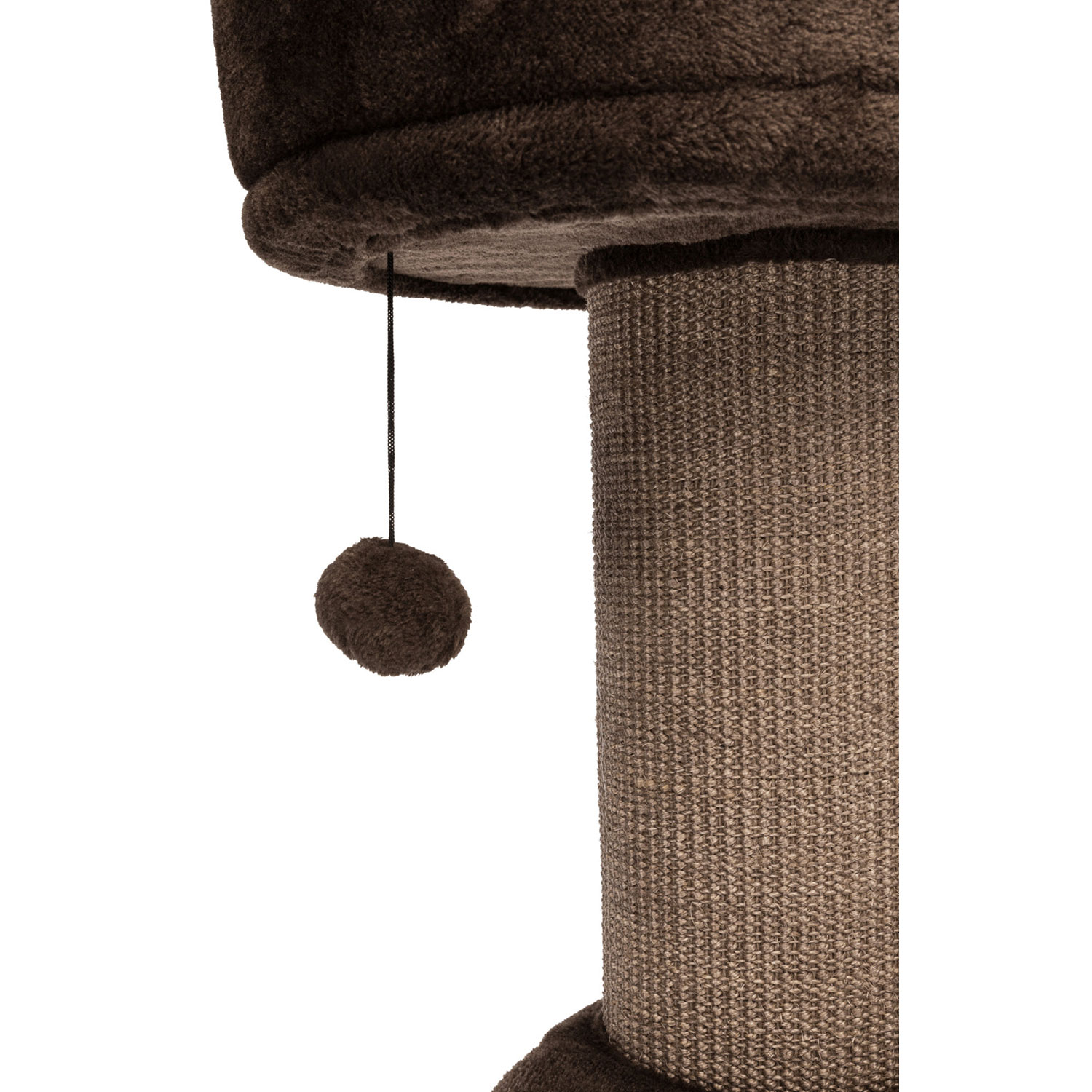 Poste Rascador Emil, Gatos Mayores, 96 cm, Marrón