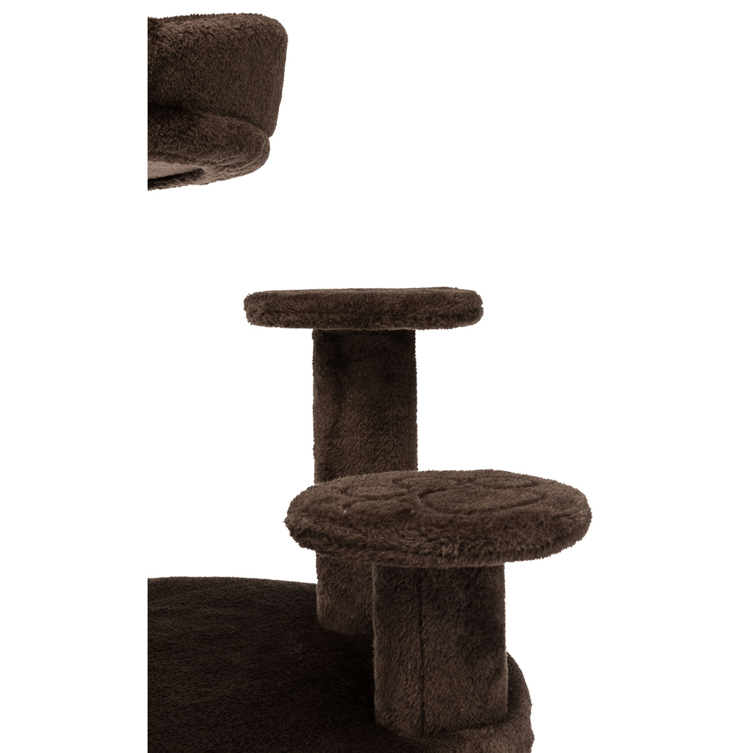 Poste Rascador Emil, Gatos Mayores, 96 cm, Marrón