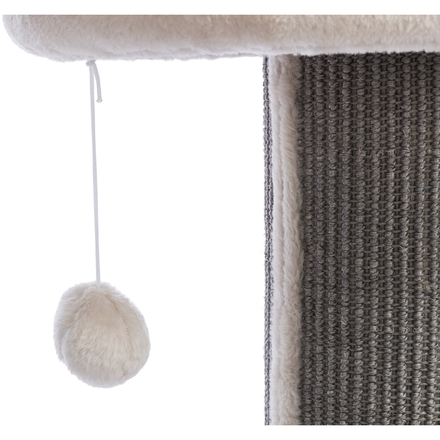 Poste Rascador Emil, Gris claro, 96 cm