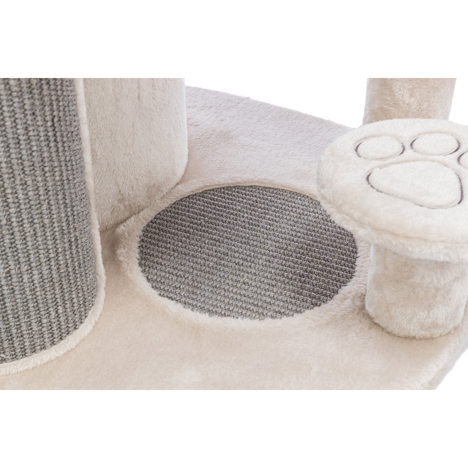 Poste Rascador Emil, Gris claro, 96 cm