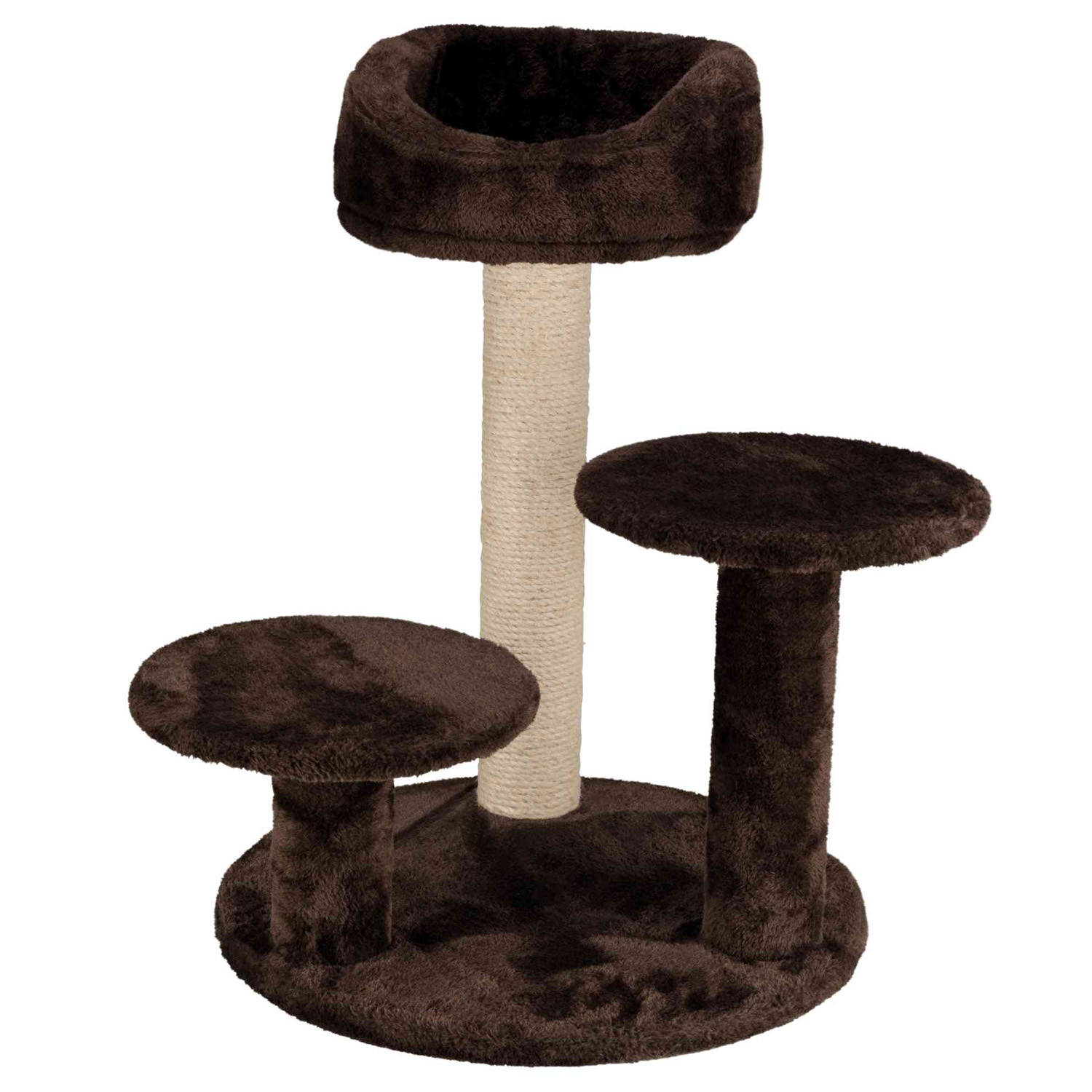 Poste Rascador para gatitos Orla, 68 cm, Marrón