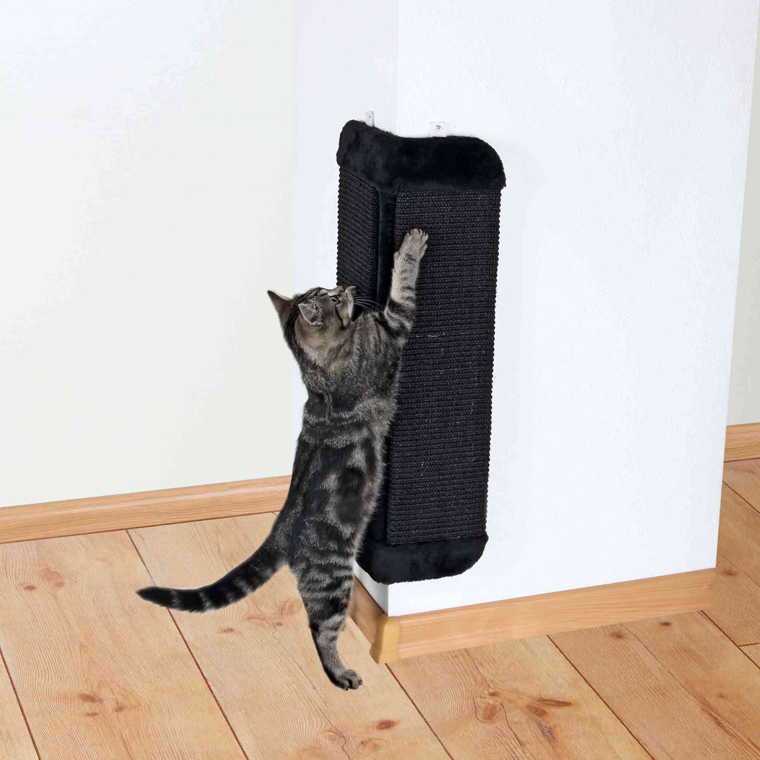 Tabla Rascadora para Esquinas, 32 x 60 cm, Negro