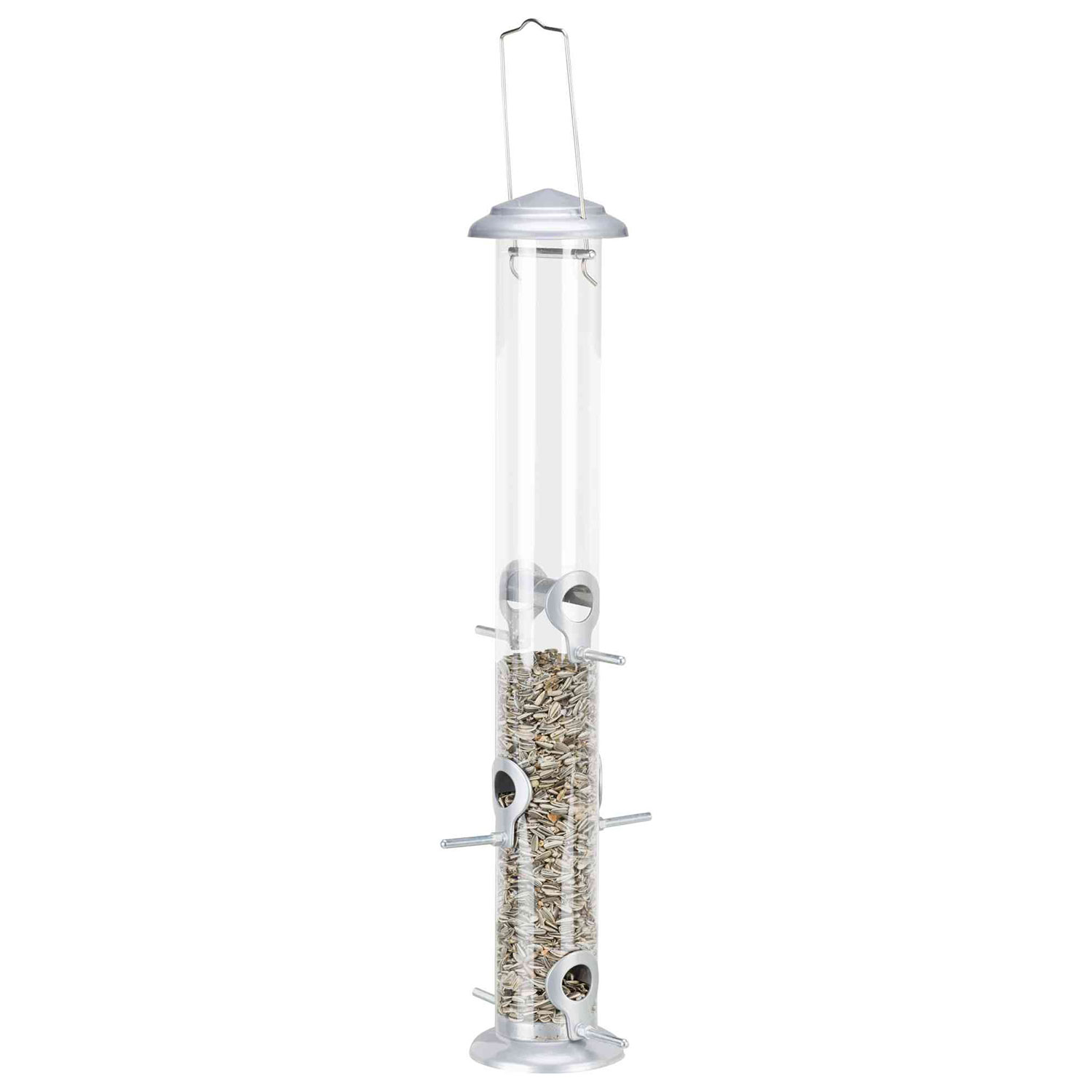 Dispensador Comida, 1, 300 ml/13 × 53 × 13 cm, Plata