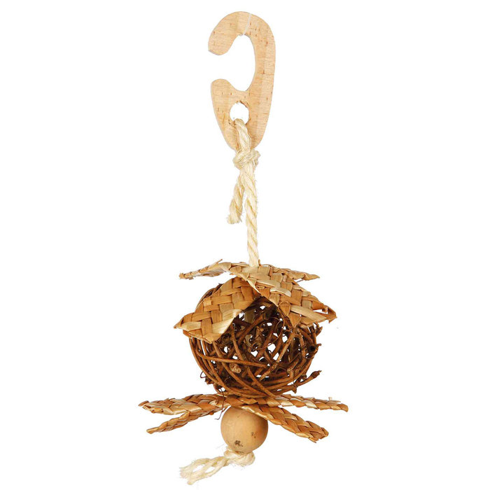 Pelota de Mimbre con Cuerda de Sisal