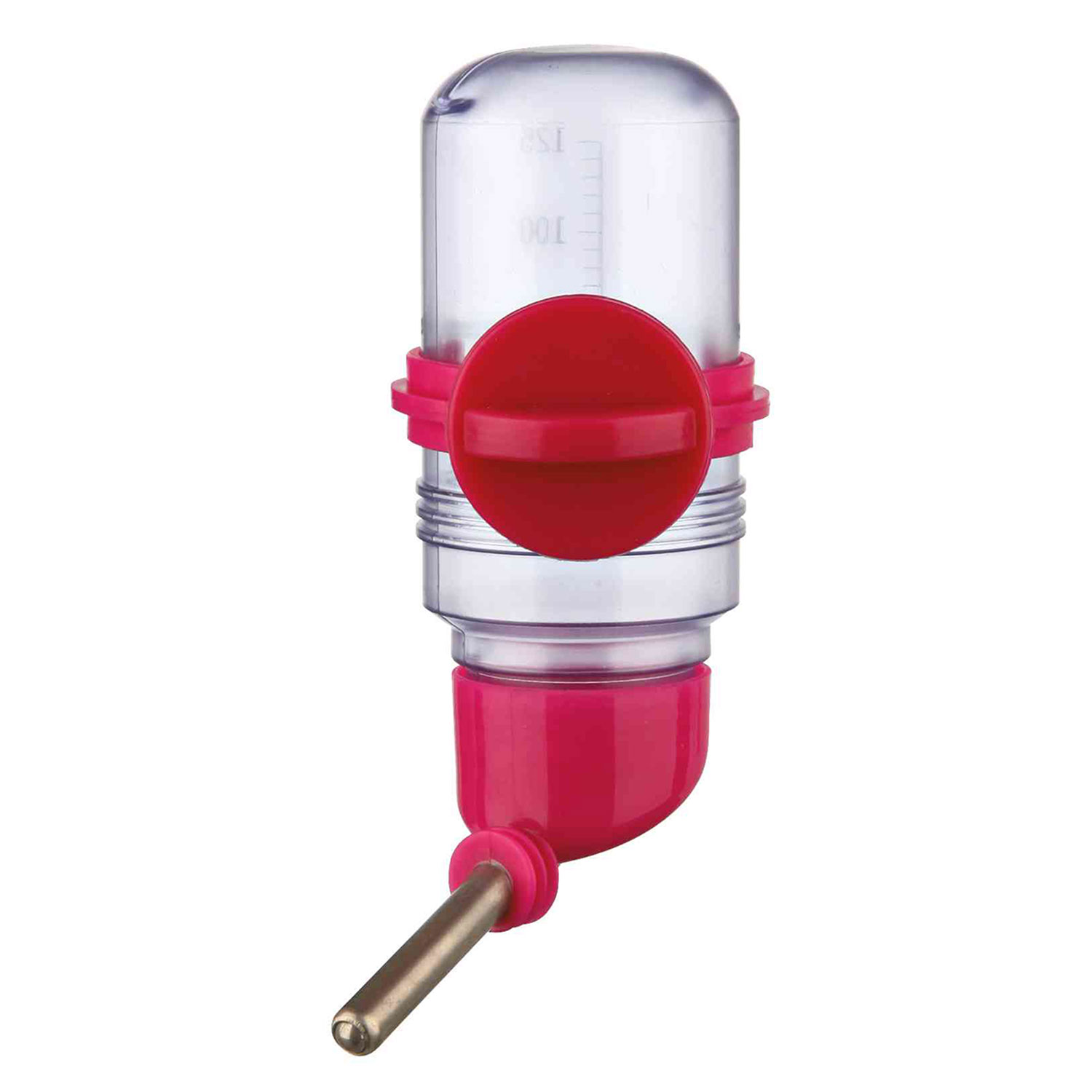 Botella bebedero con tornillo fijador, 125 ml