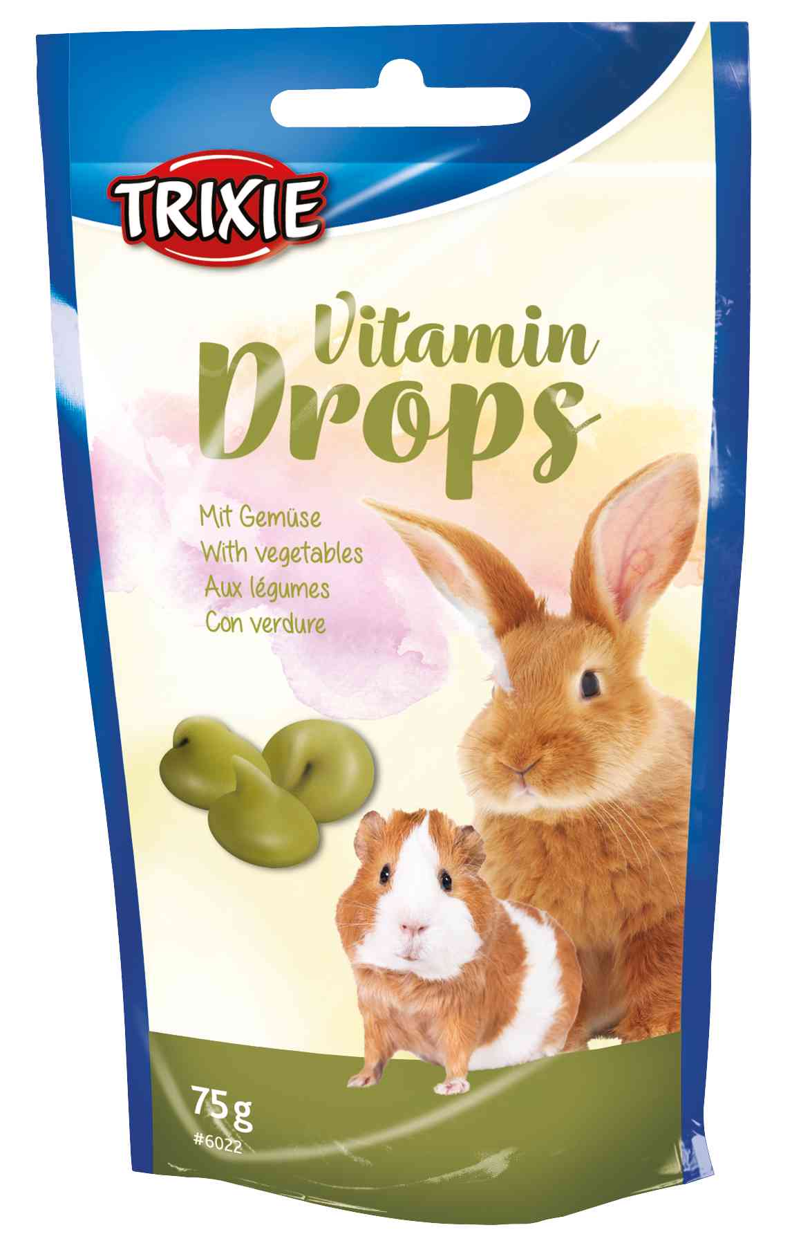 Drops Vitaminados, Roedores, Verdura, 75 g