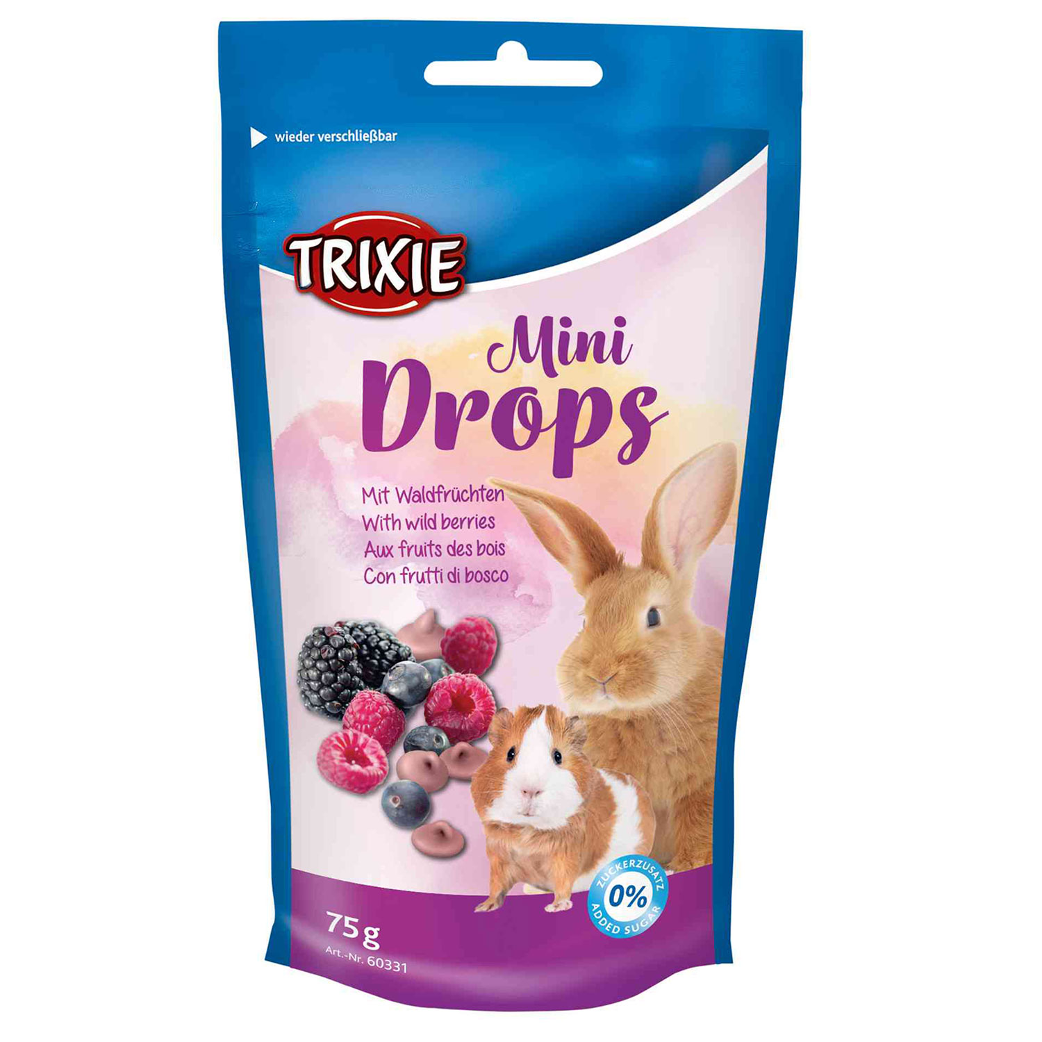 Mini Drops, Frutas del Bosque, 75 g