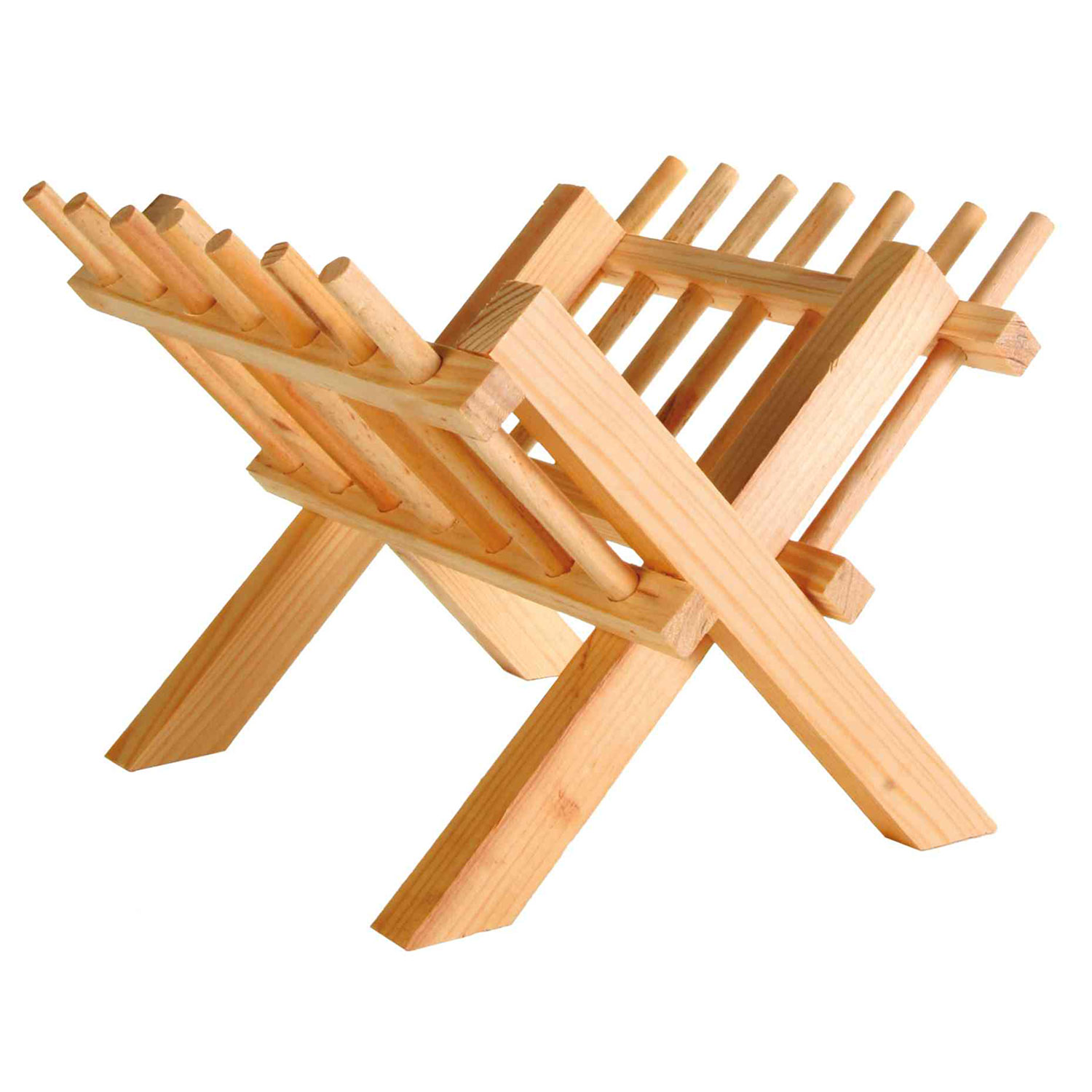 Mini Pesebre Roedores, Madera, Natural, 23 x 26 x 17 cm