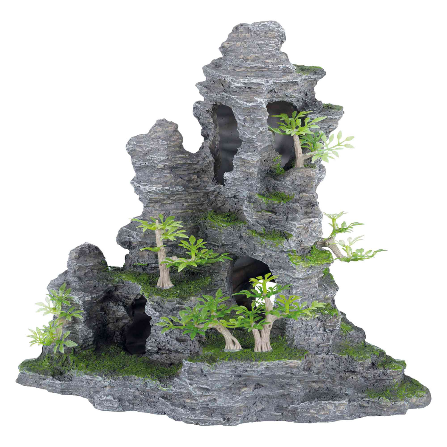 Formación Rocosa con Plantas, 31 cm
