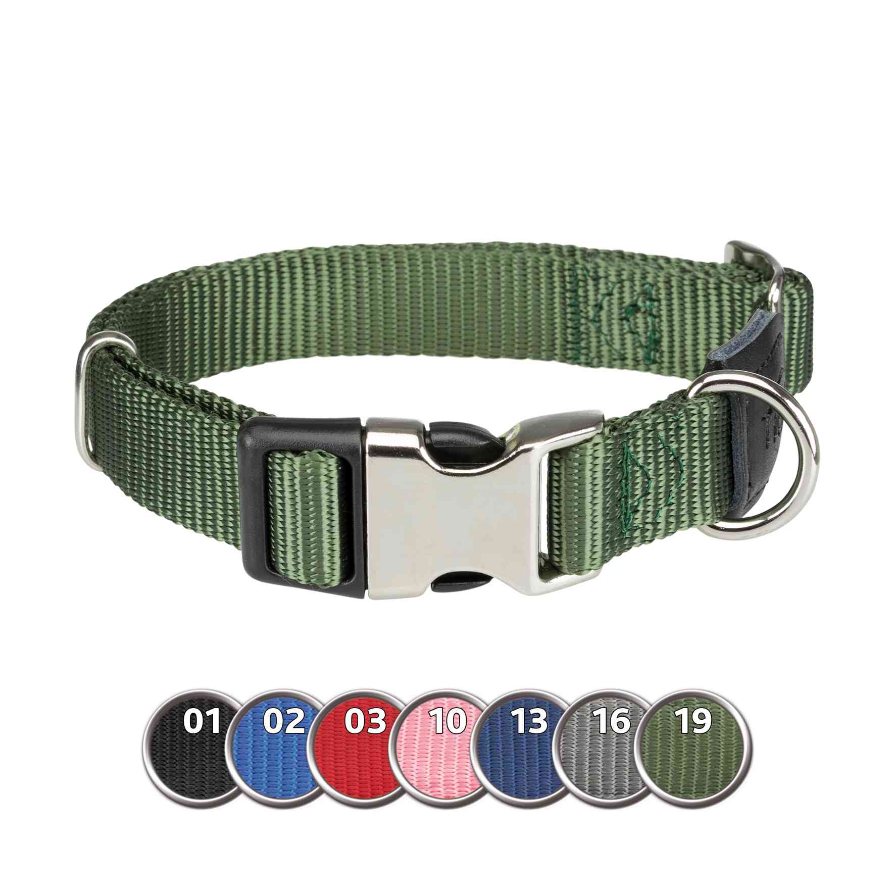 Collar NEW Premium, XS–S, 21–30 cm/10 mm, Negro