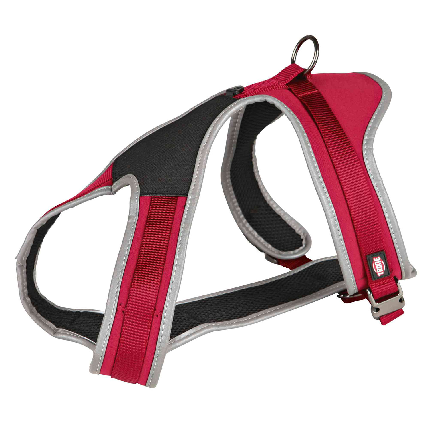 Arnés Confort Experience, S-M, 35-60 cm/15 mm, Rojo Vino