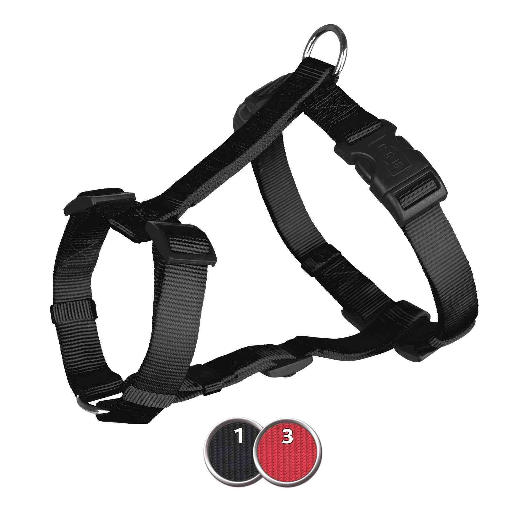 Arnés Classic, XS-S, 30-40 cm/10 mm, Rojo