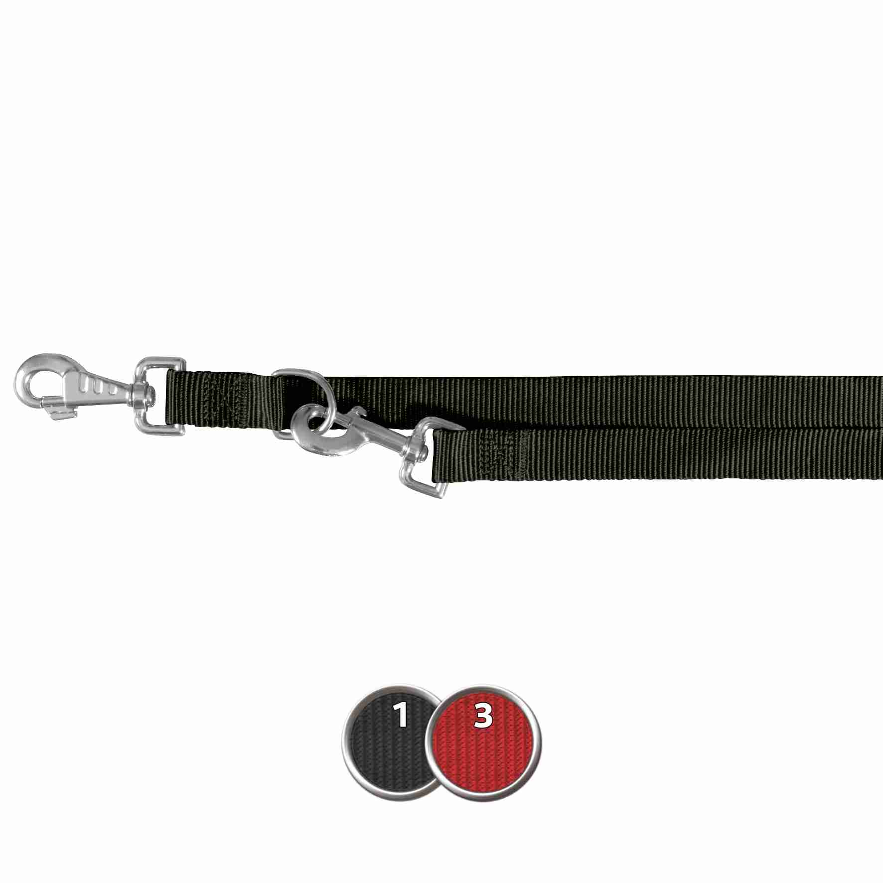 Ramal Classic, XS, 2.00 m/10 mm, Negro