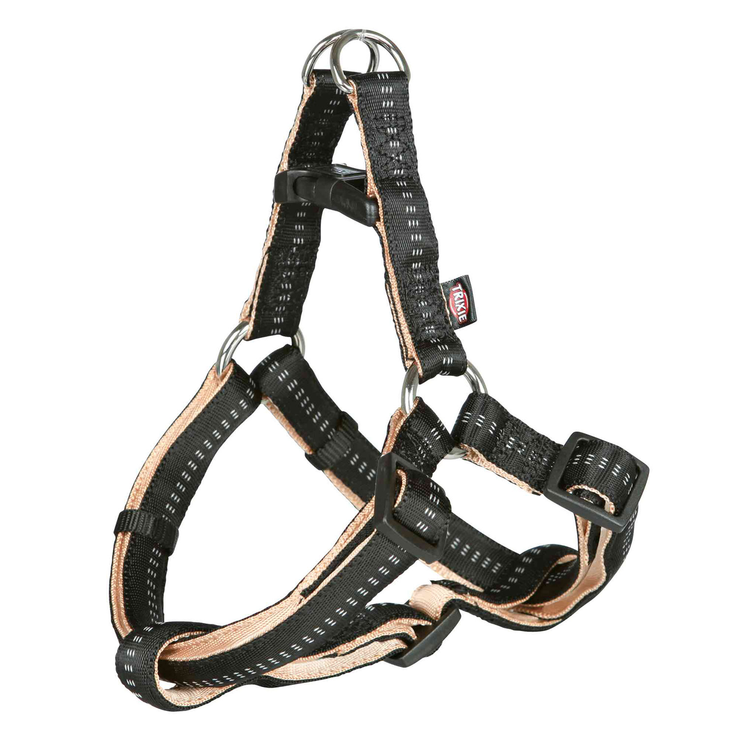 Petral Softline Elegance, XS-S, 30-40 cm/10 mm, Negro-Beige