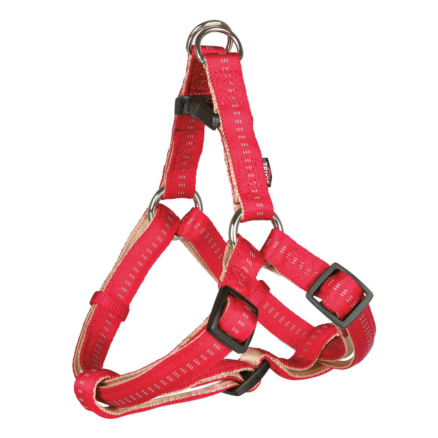 Petral Softline Elegance, XS-S, 30-40 cm/10 mm, Rojo-Beige