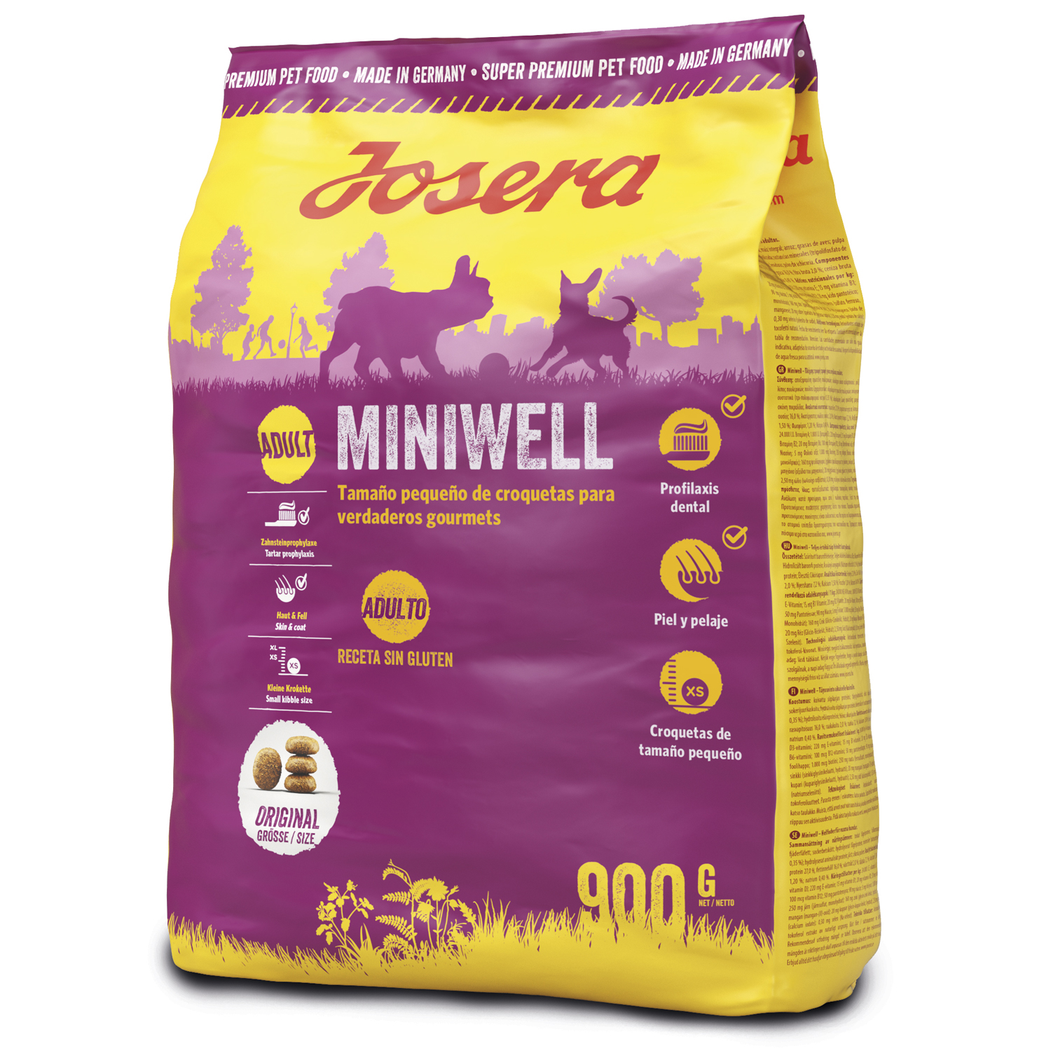 Saco Perro Miniwell, JOSERA, 900 g