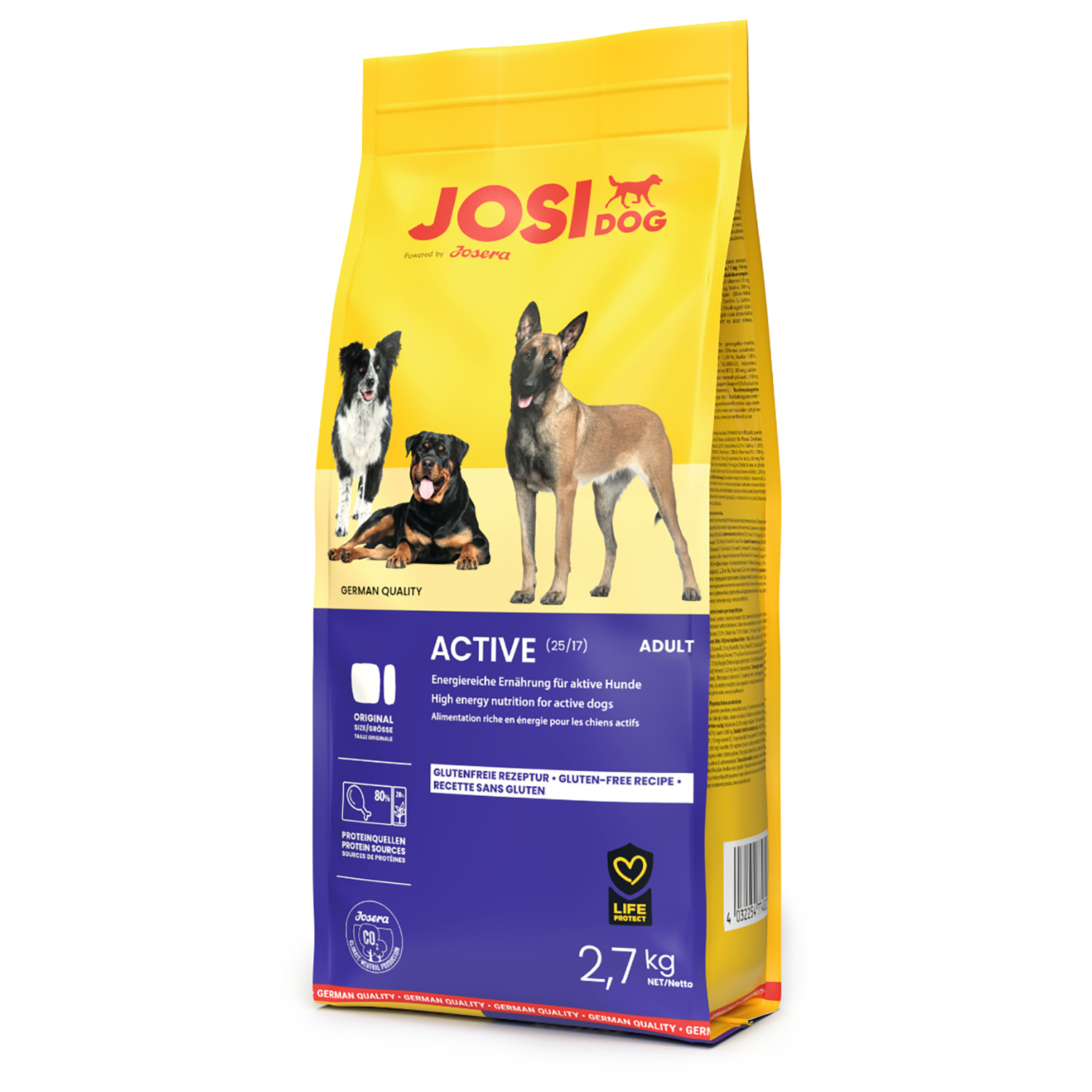 Saco Perro Active, JOSIDOG, 2,7 kg