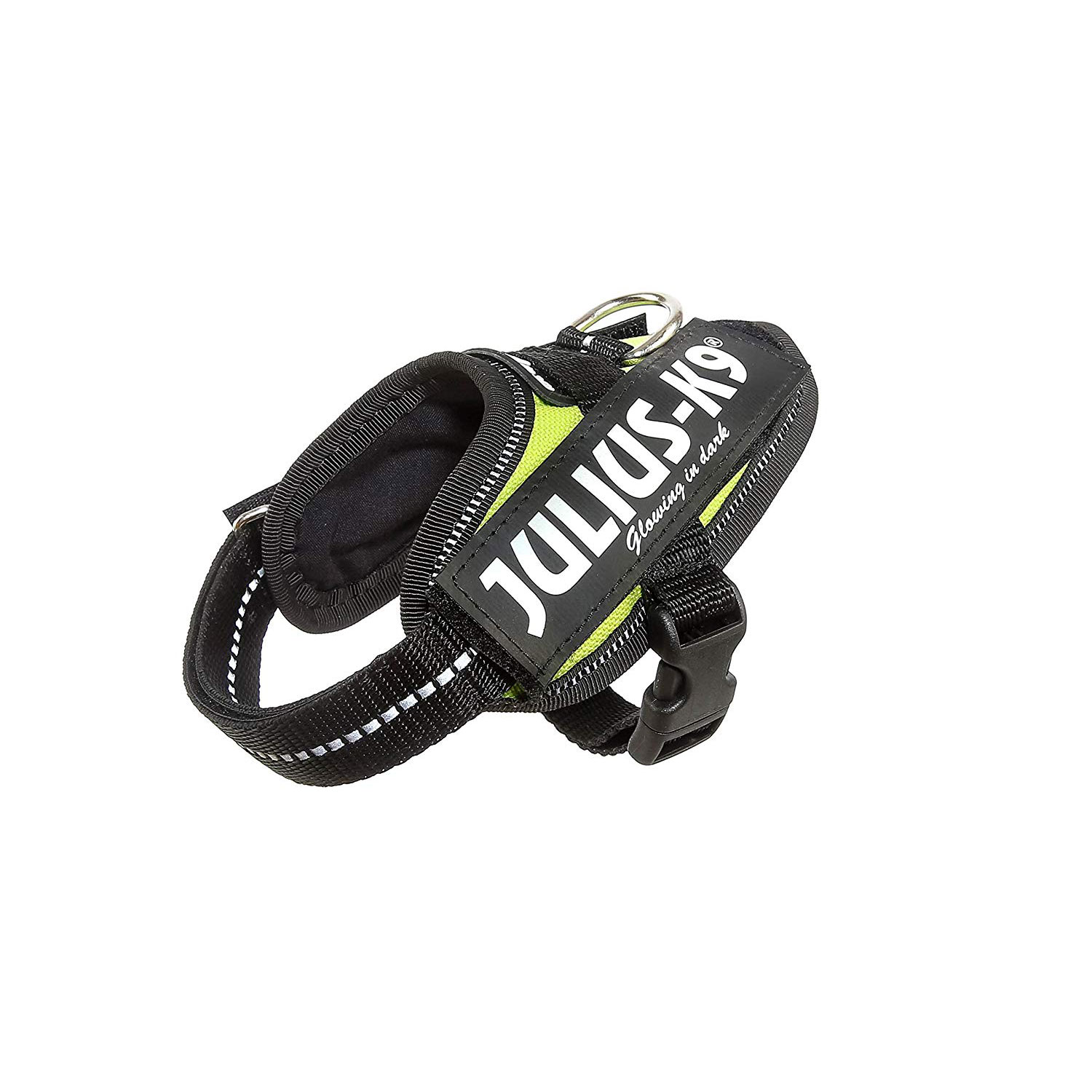 Arnés Julius-K9 IDC, Baby 1/XS, 29–36 cm/18 mm, Amarillo Neón