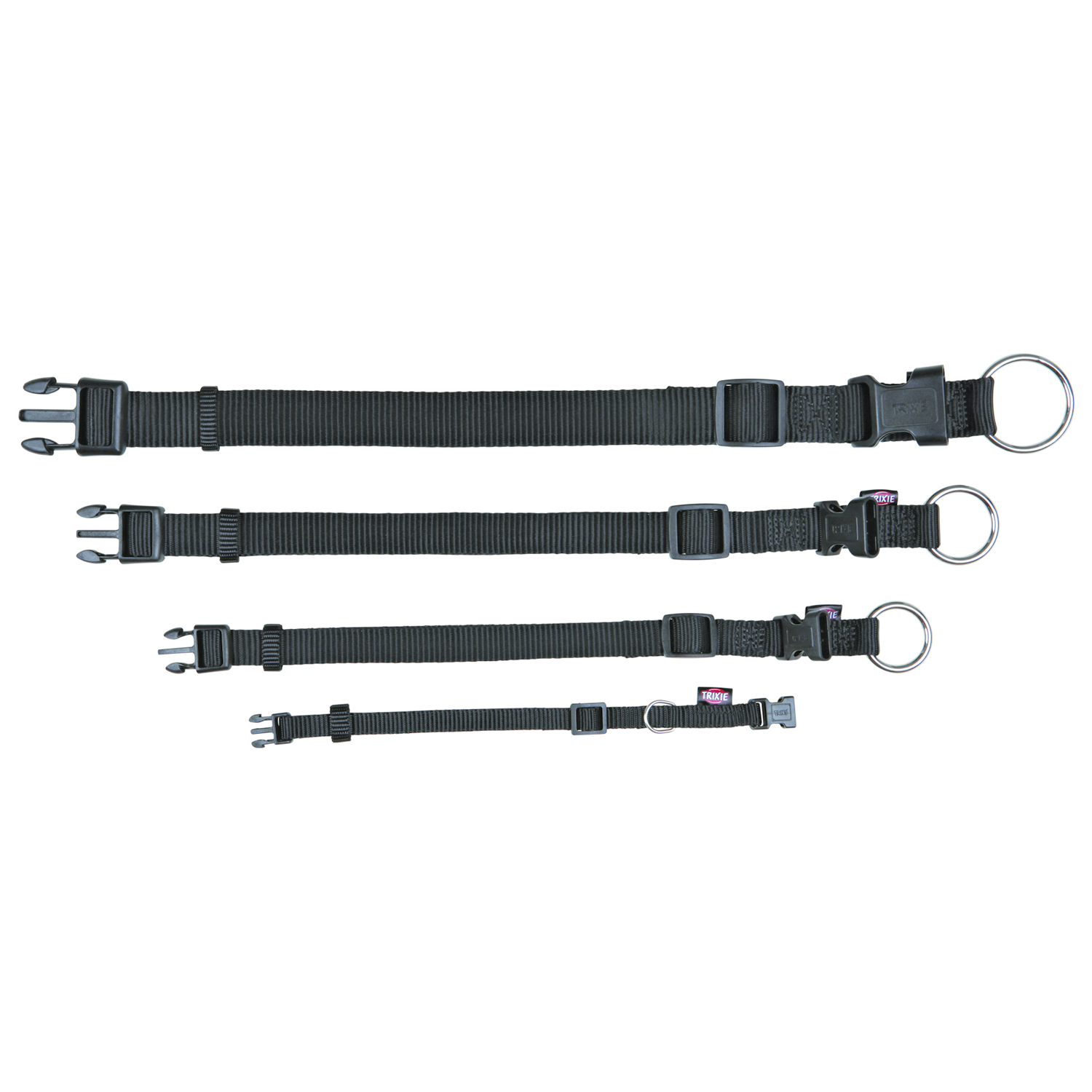 Collar Premium, XS-S, 22-35 cm/10 mm, Negro