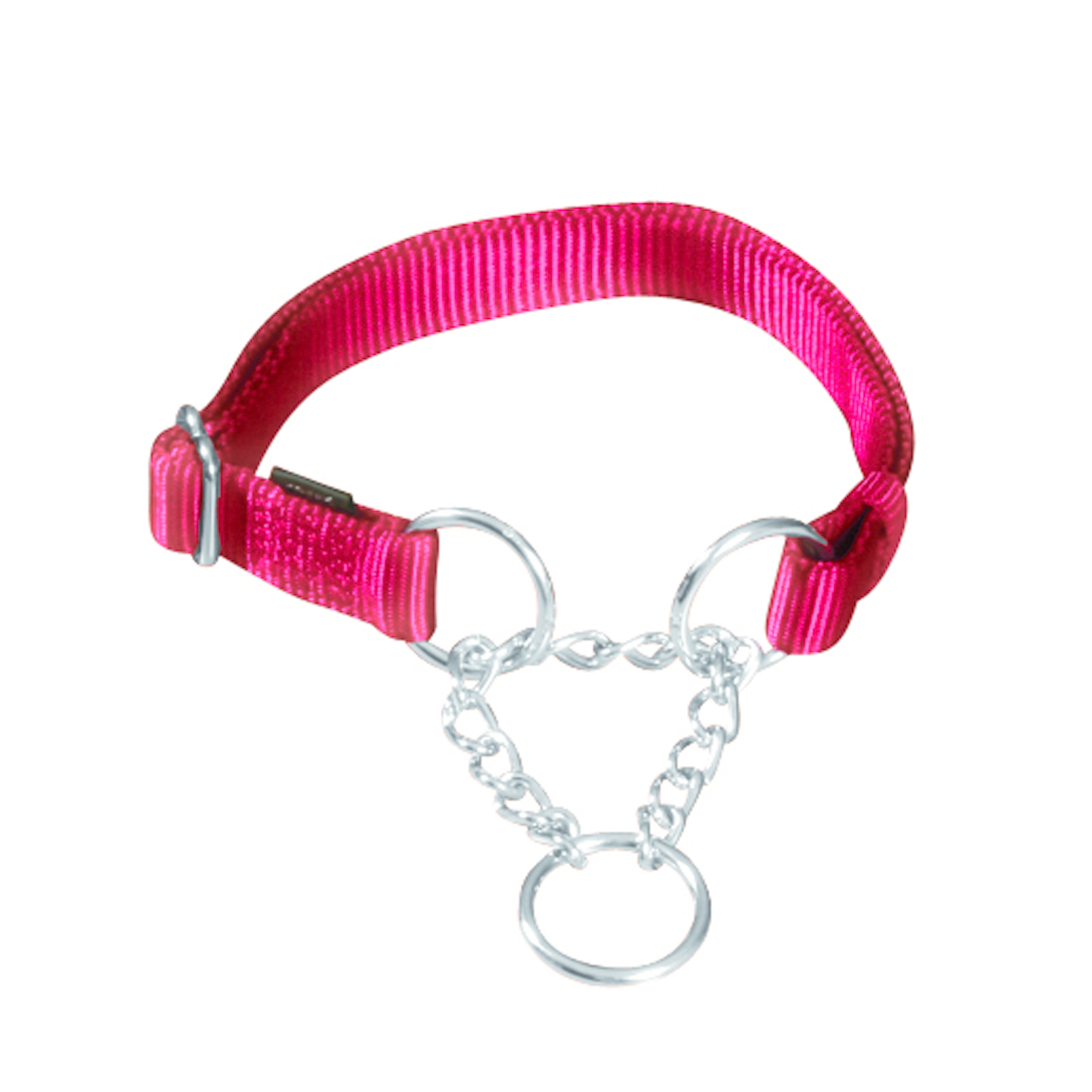 Collar Ajustable Nylon Premium, S-M, 30-40 cm/15 mm, Rojo