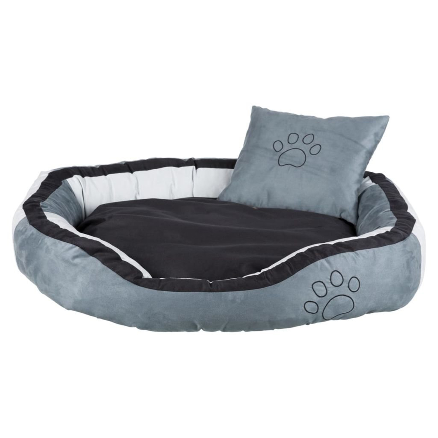 Cama Bonzo, 60 × 50 cm, Gris-Negro