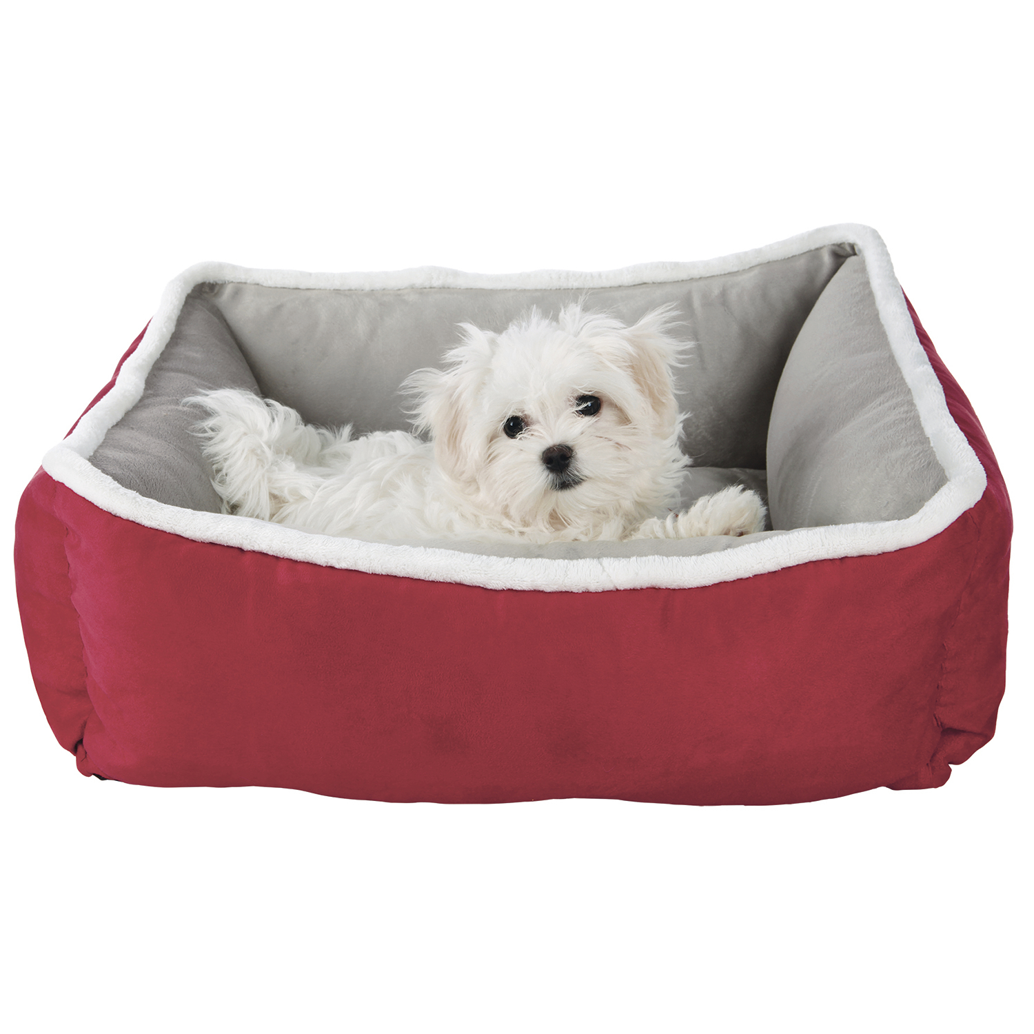 Cama Wonderland, 60 x 50 cm, Gris-Roja
