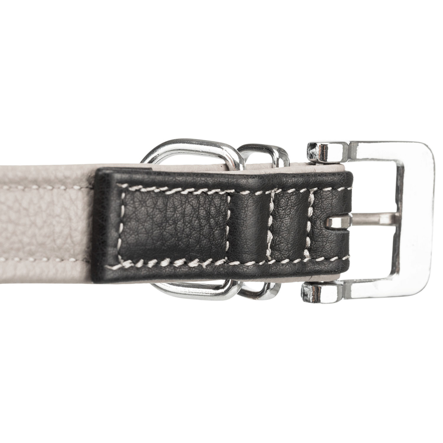 Collar Active Comfort, XS–S: 21–32cm/25mm, Negro/Gris