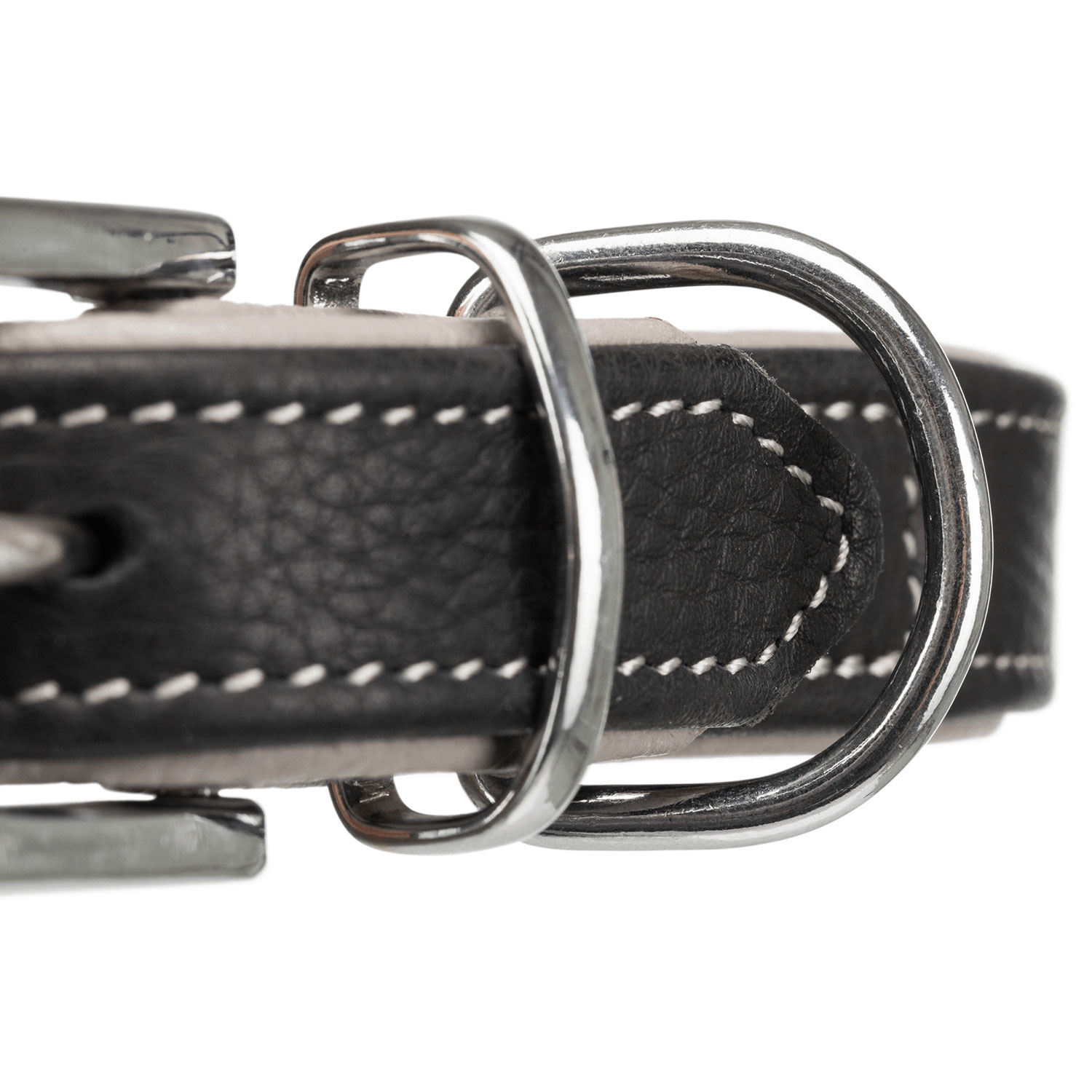 Collar Active Comfort, XS–S: 21–32cm/25mm, Negro/Gris