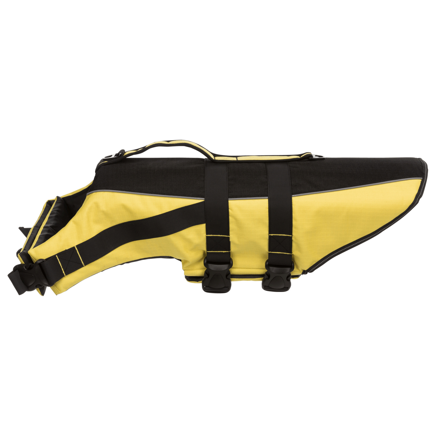 Chaleco Salvavidas para Perros, XS: 28cm: 0–50cm, Amarillo/Negro