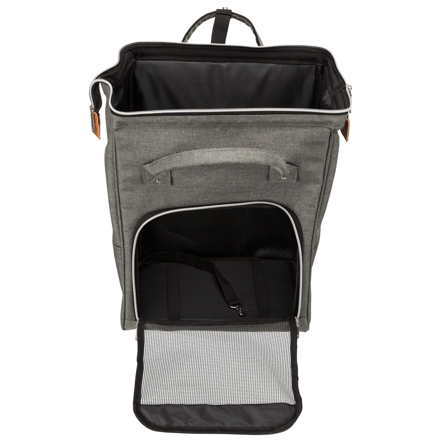 Mochila Ava, 32 × 42 × 22 cm, Gris
