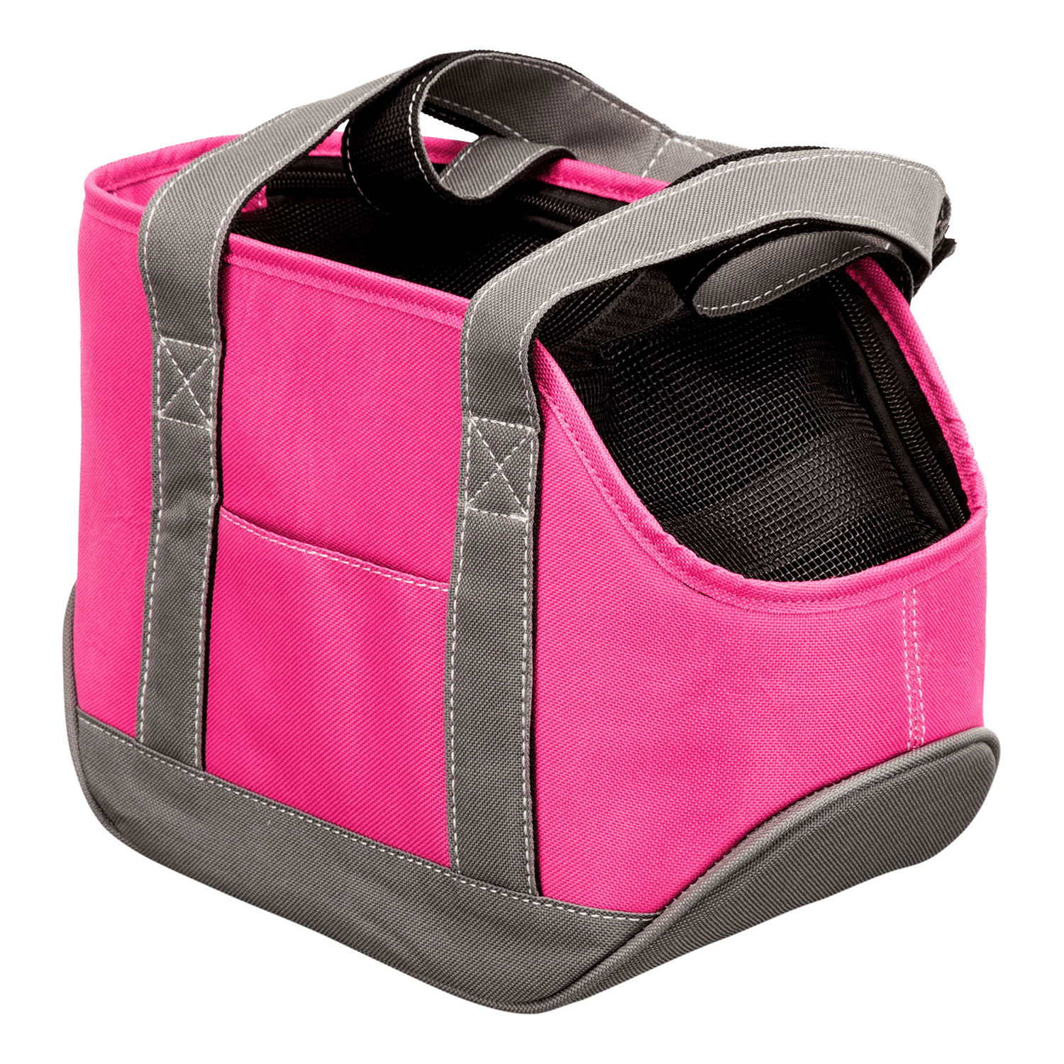 Bolsa Alea, S: 16 × 20 × 30 cm, Rosa-Gris