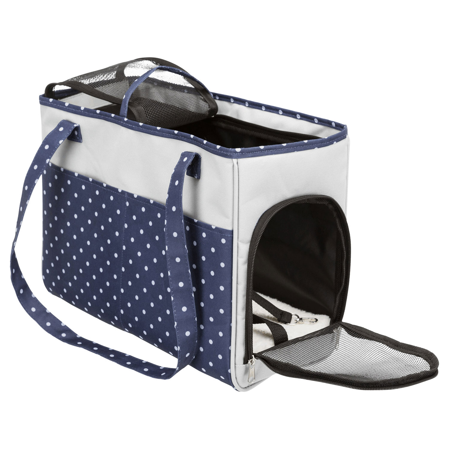 Bolsa Bonny, 20 × 29 × 40 cm, Azul-Gris