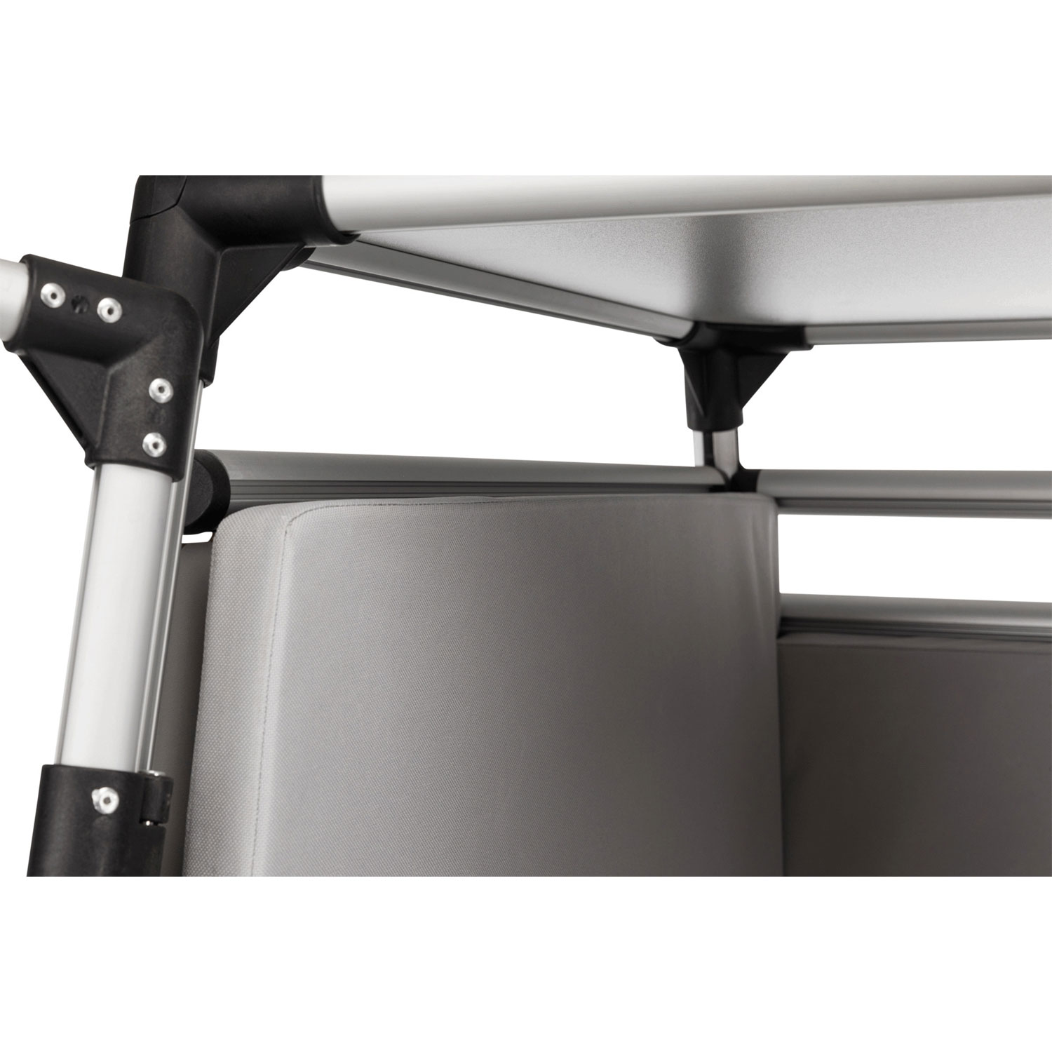 Acolchado Interno Jaulas, S:40×40×52 cm, 1 ud, Gris