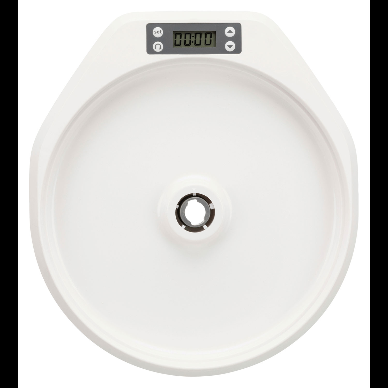 Comedero Automático TX5, 5×240 ml / 33×5×36 cm, Blanco-Gris