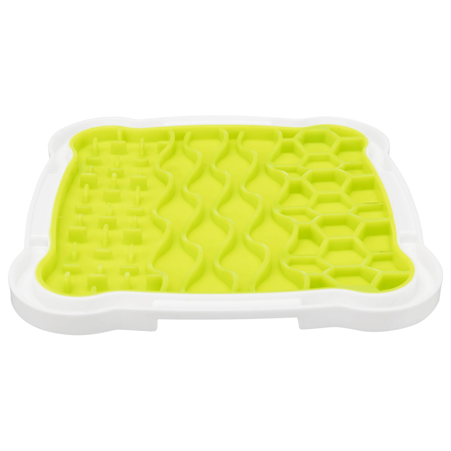 Bandeja Lamer Snacks, Caucho TPR/Plástico, 20×20 cm