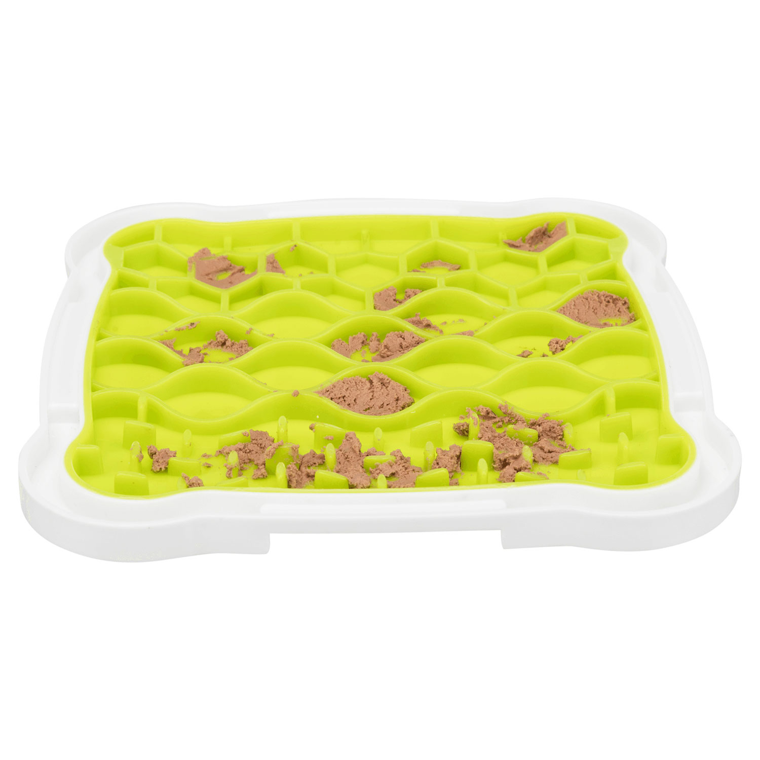Bandeja Lamer Snacks, Caucho TPR/Plástico, 20×20 cm