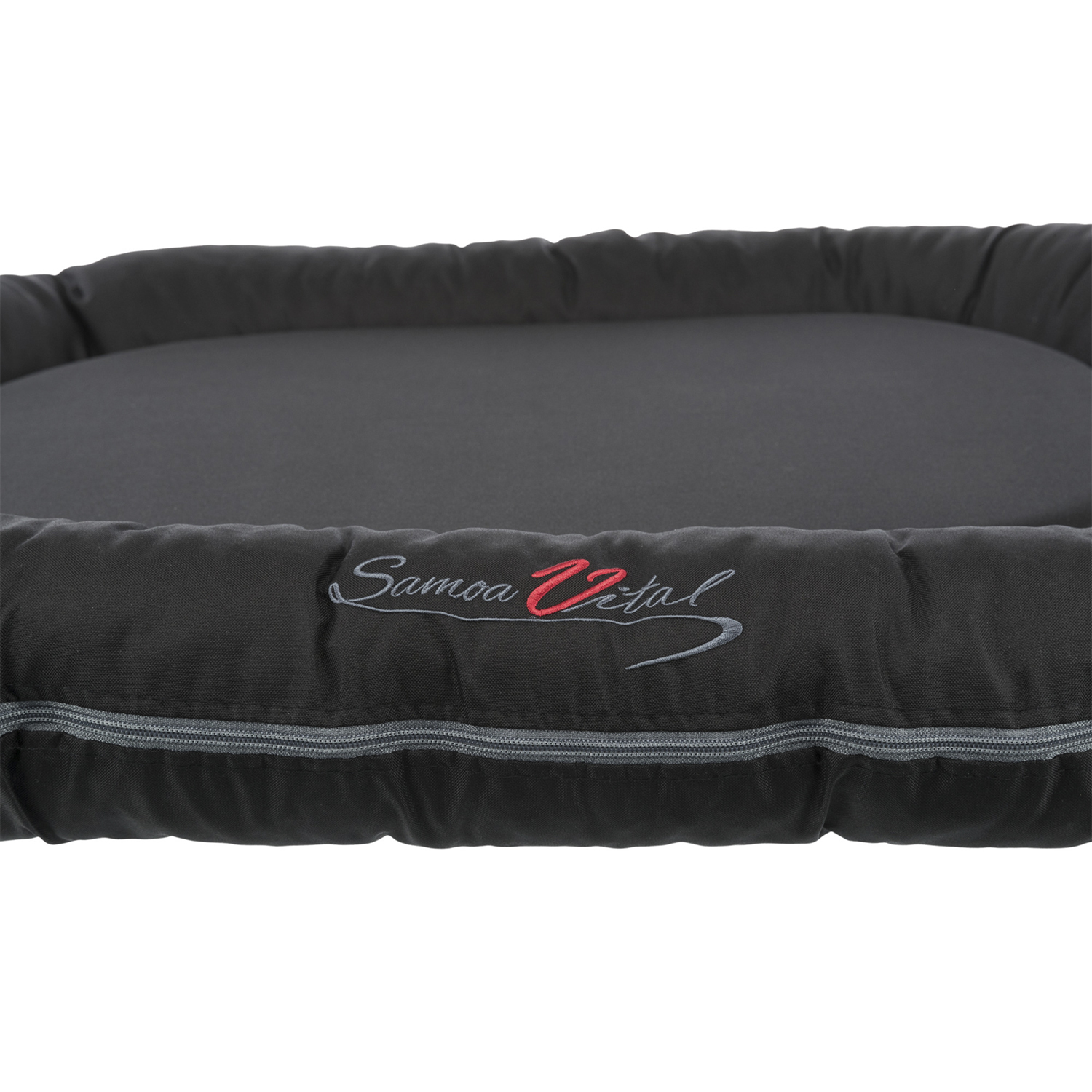 Cojín Samoa Vital, 70 × 55 cm, Negro