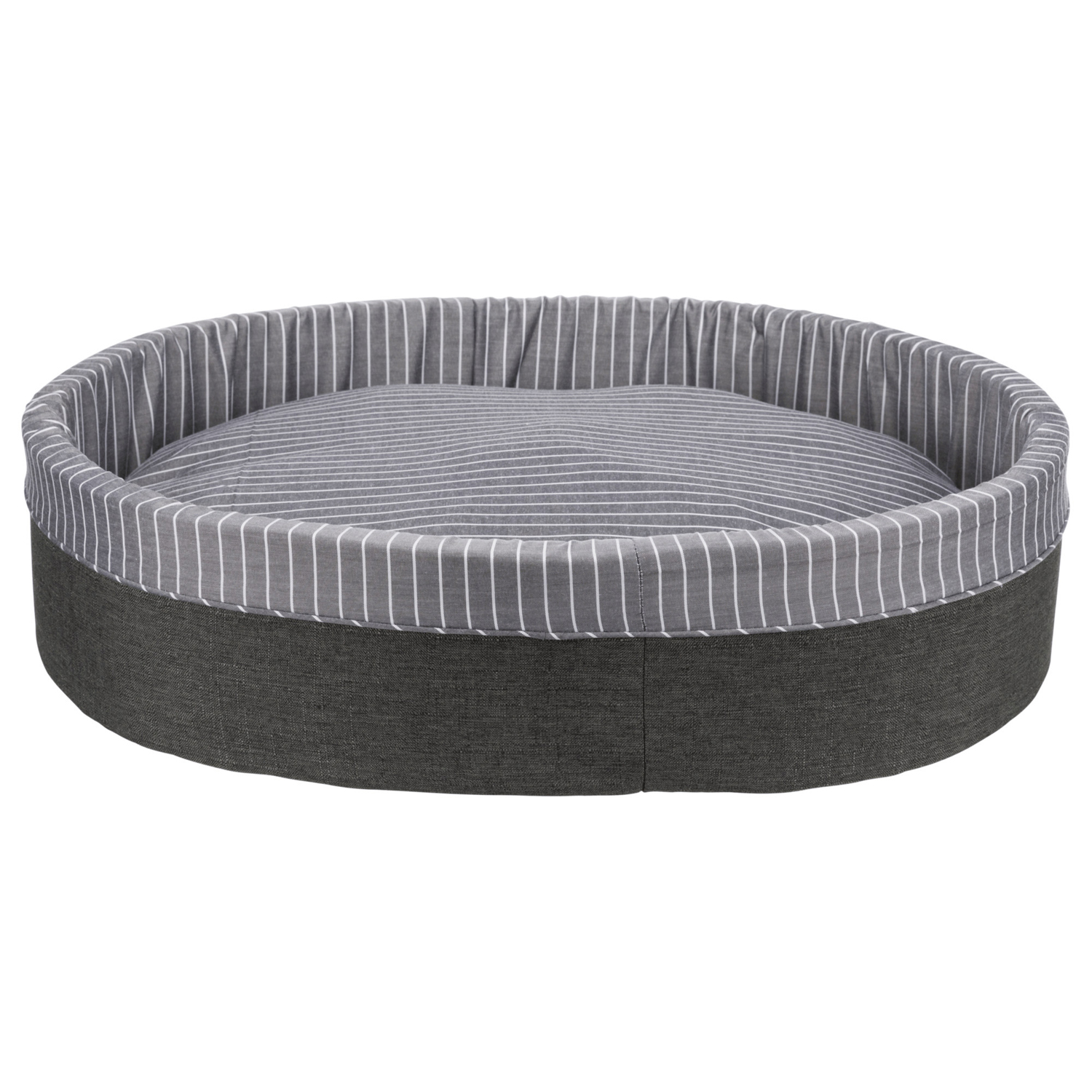 Cama Finley, 85 × 75 cm, Gris-Blanco