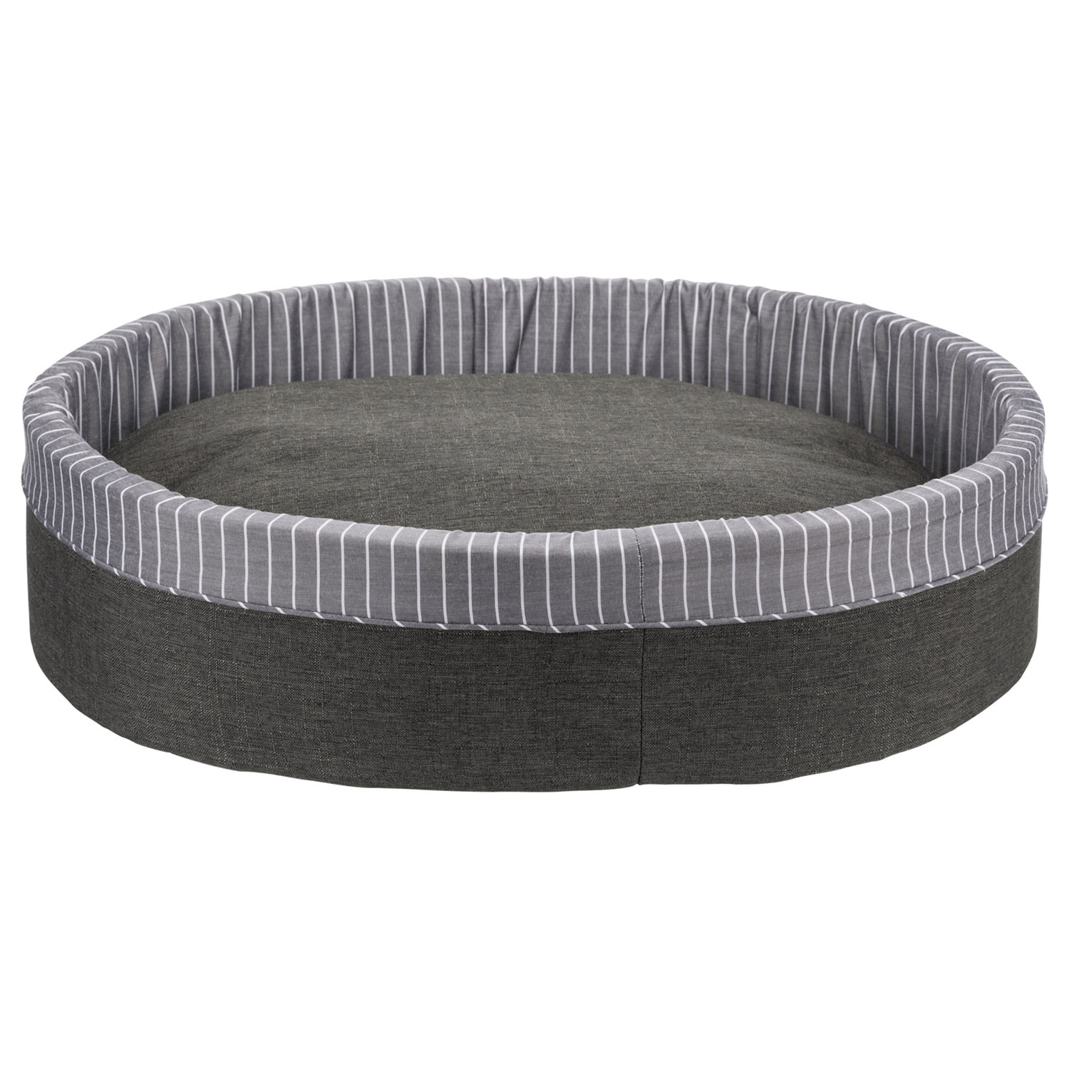 Cama Finley, 85 × 75 cm, Gris-Blanco