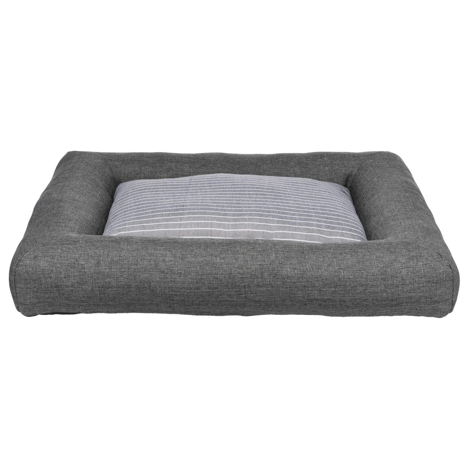 Cama Finley, 70 × 60 cm, Gris-Blanco