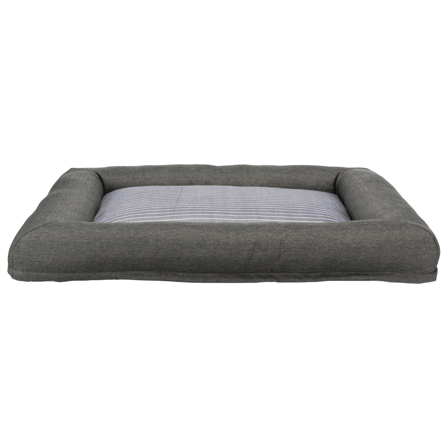 Cama Finley, 110 × 80 cm, Gris-Blanco