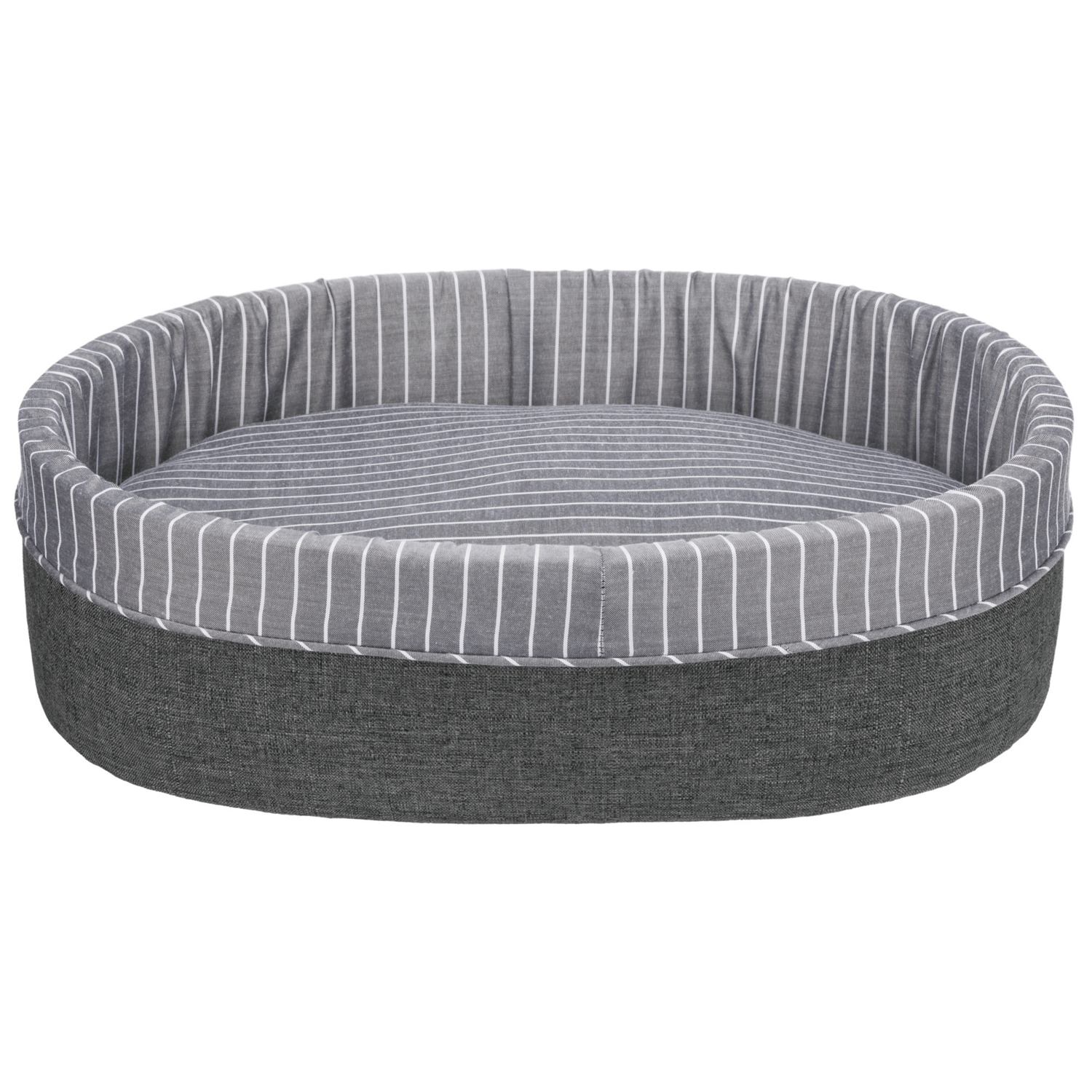 Cama Finley, 45 × 35 cm, Gris-Blanco