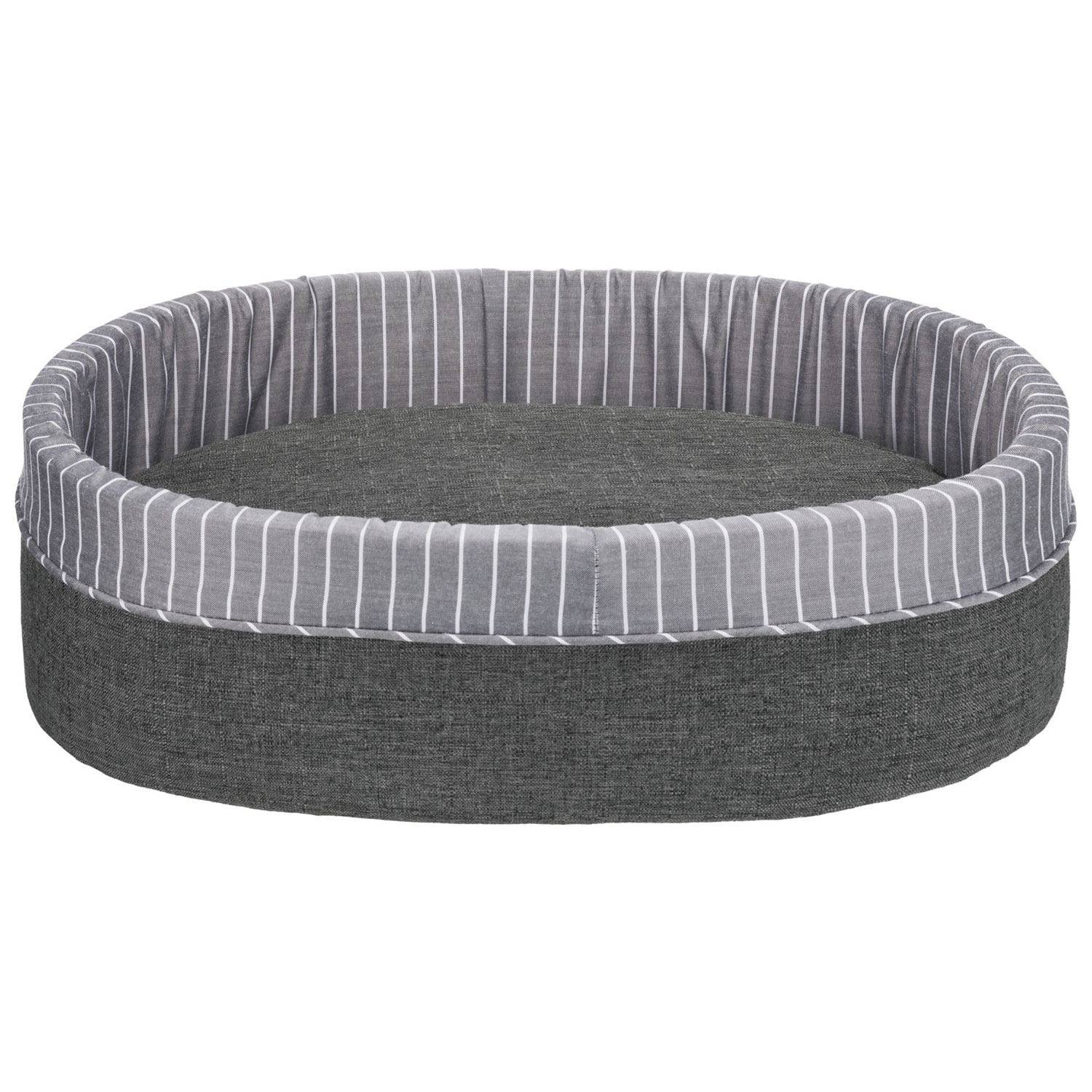 Cama Finley, 45 × 35 cm, Gris-Blanco