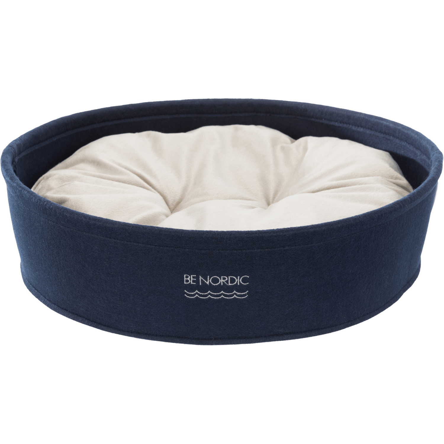 Cama Be Nordic, Fieltro, ø45 cm, Azul