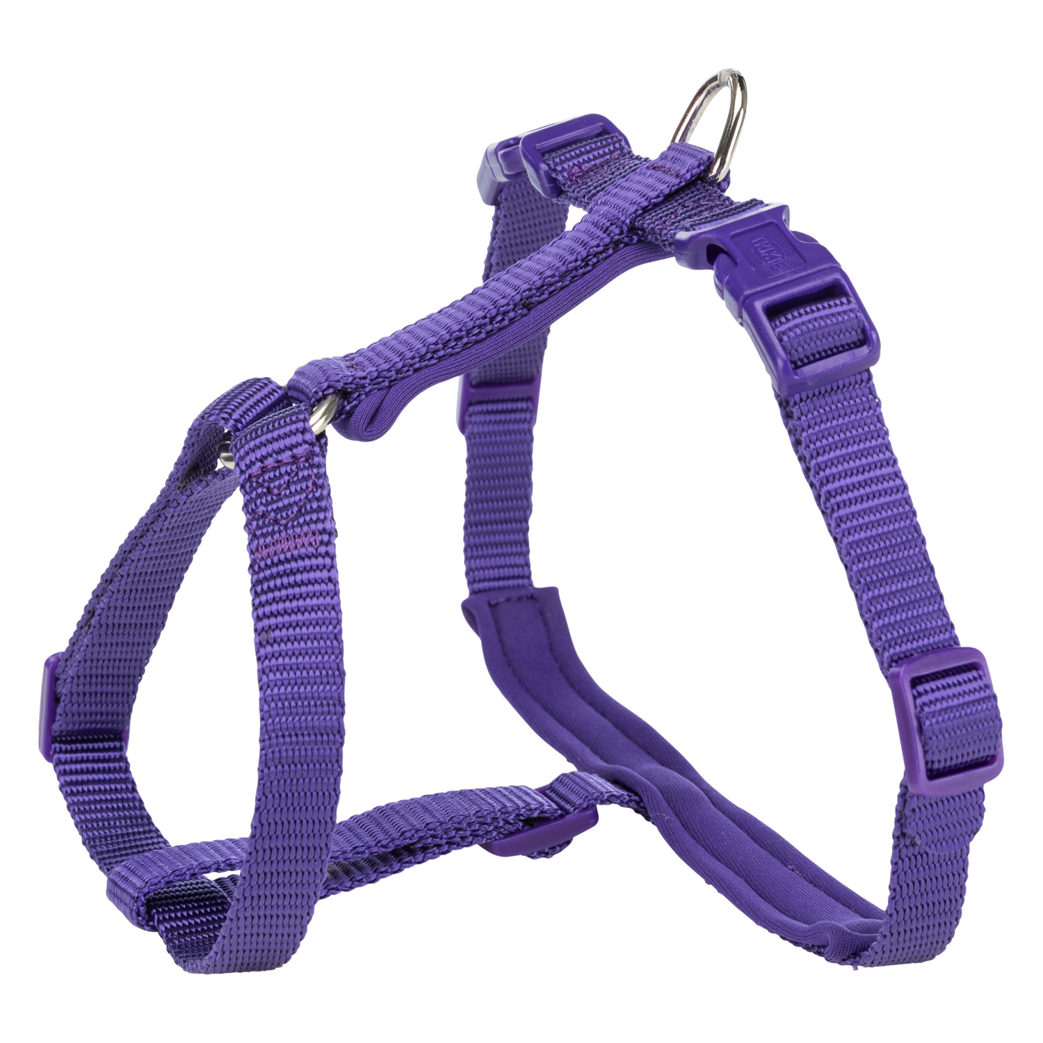 Arnés Gatos Premium XL, 33–57 cm/13 mm,1.20 m, Violeta